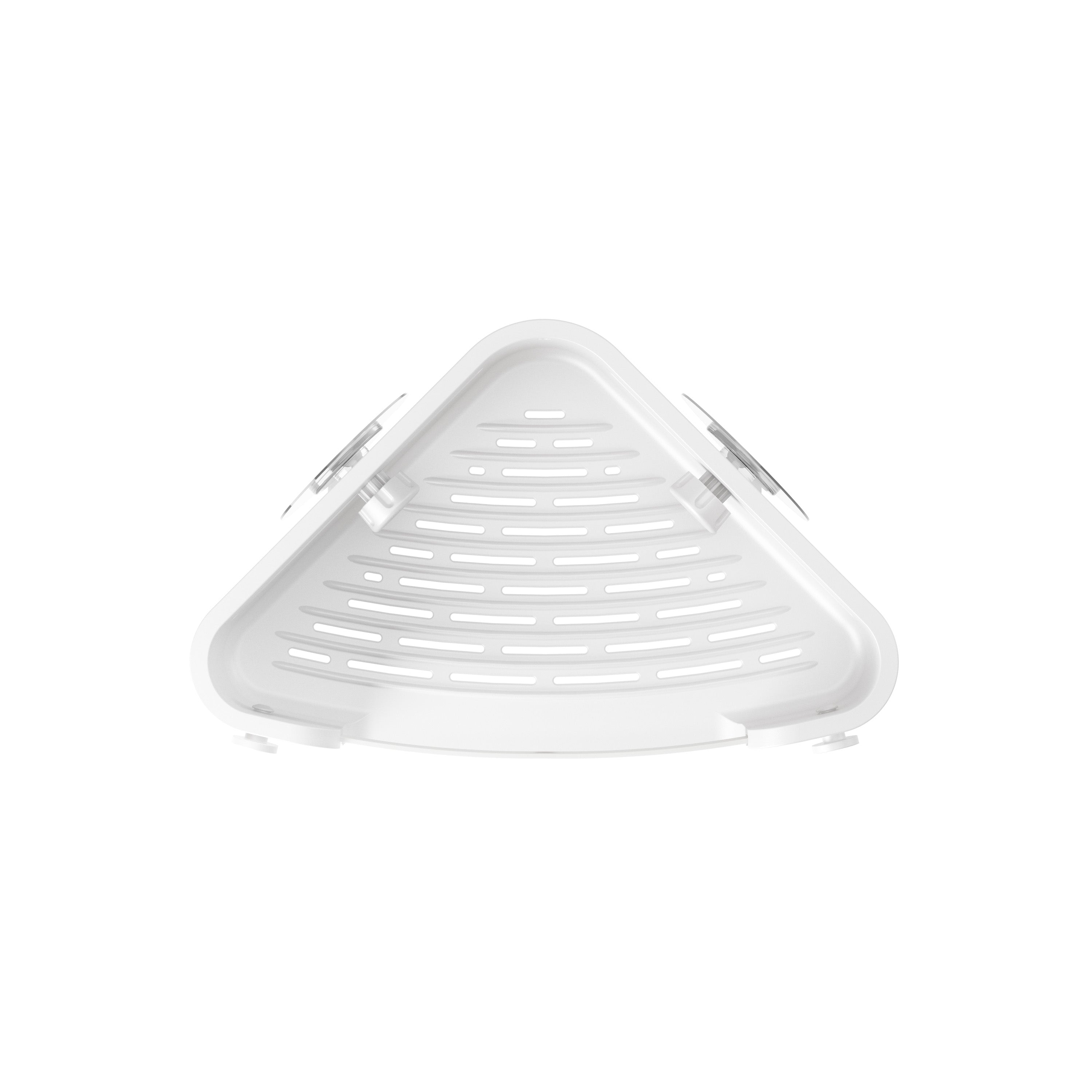 Flex Adhesive Corner Bin - White Shower Storage UMBRA