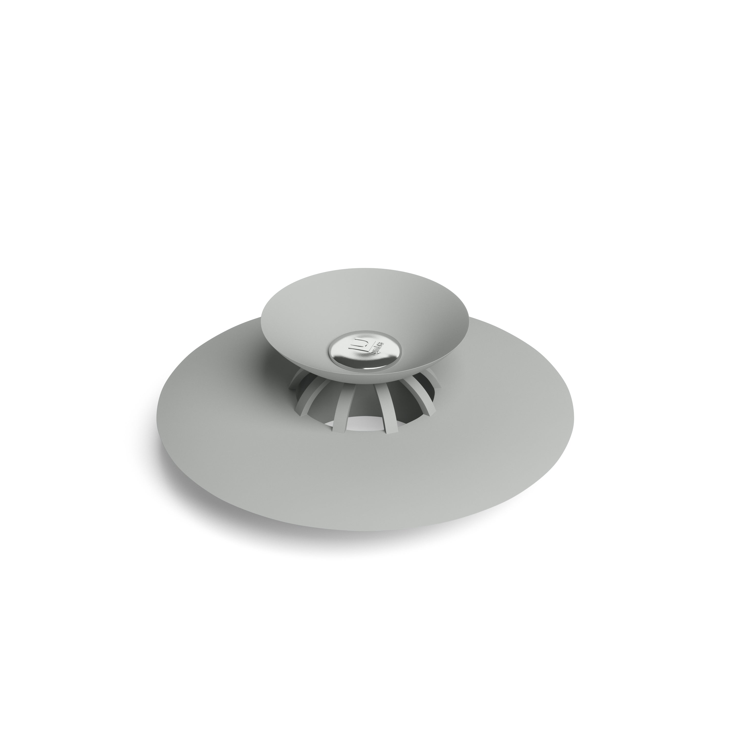 Flex Drain Stop & Hair Catcher - Grey Shower Accessories UMBRA