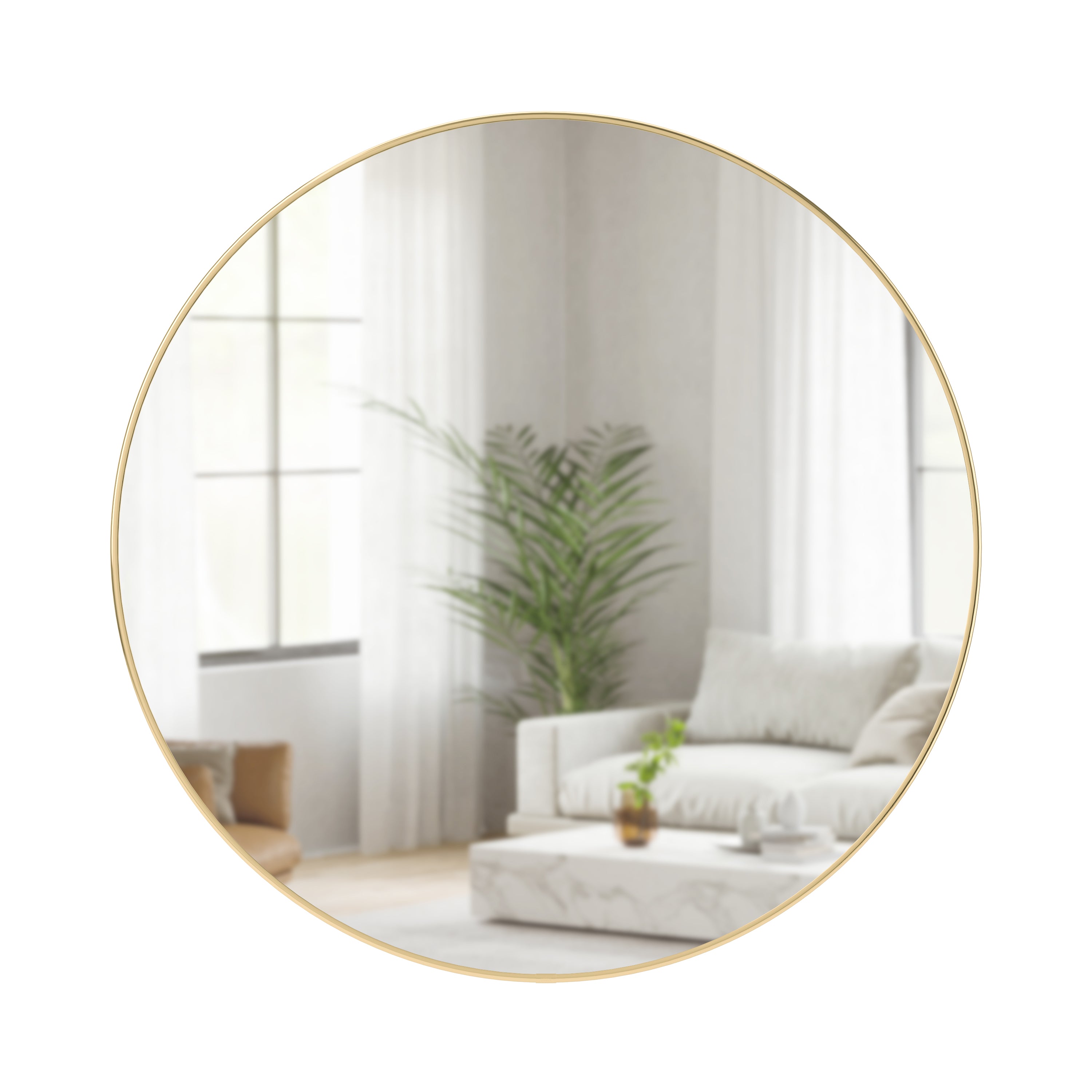 Hubba Mirror - Brass Mirror UMBRA