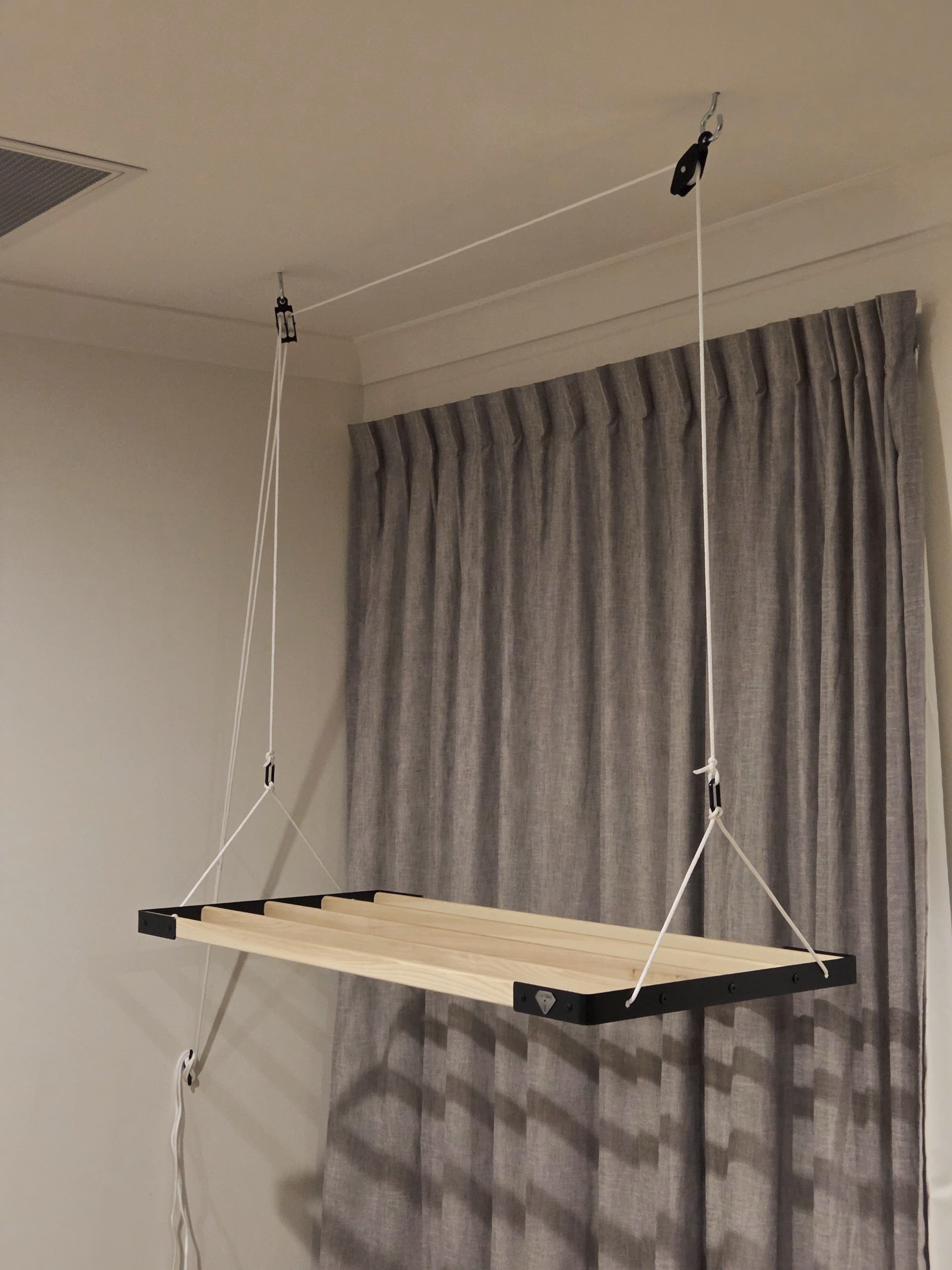 SwiftDry Loft Pulley Airer Black (3 Sizes)