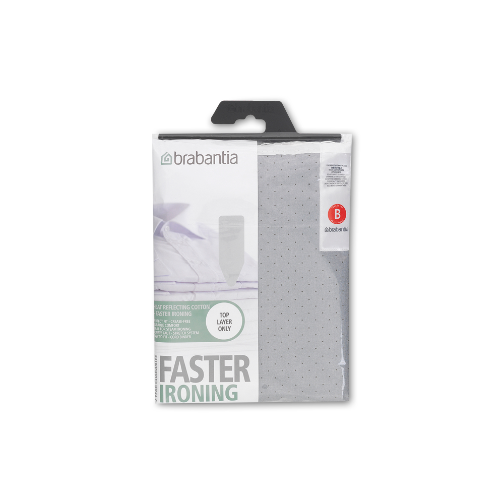Brabantia Ironing Board Cover B - Metallised Silver