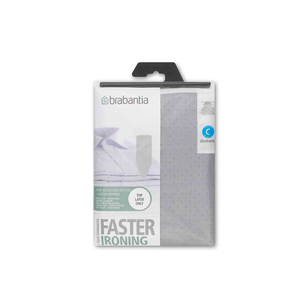Brabantia Ironing Board Cover C - Metallised Silver