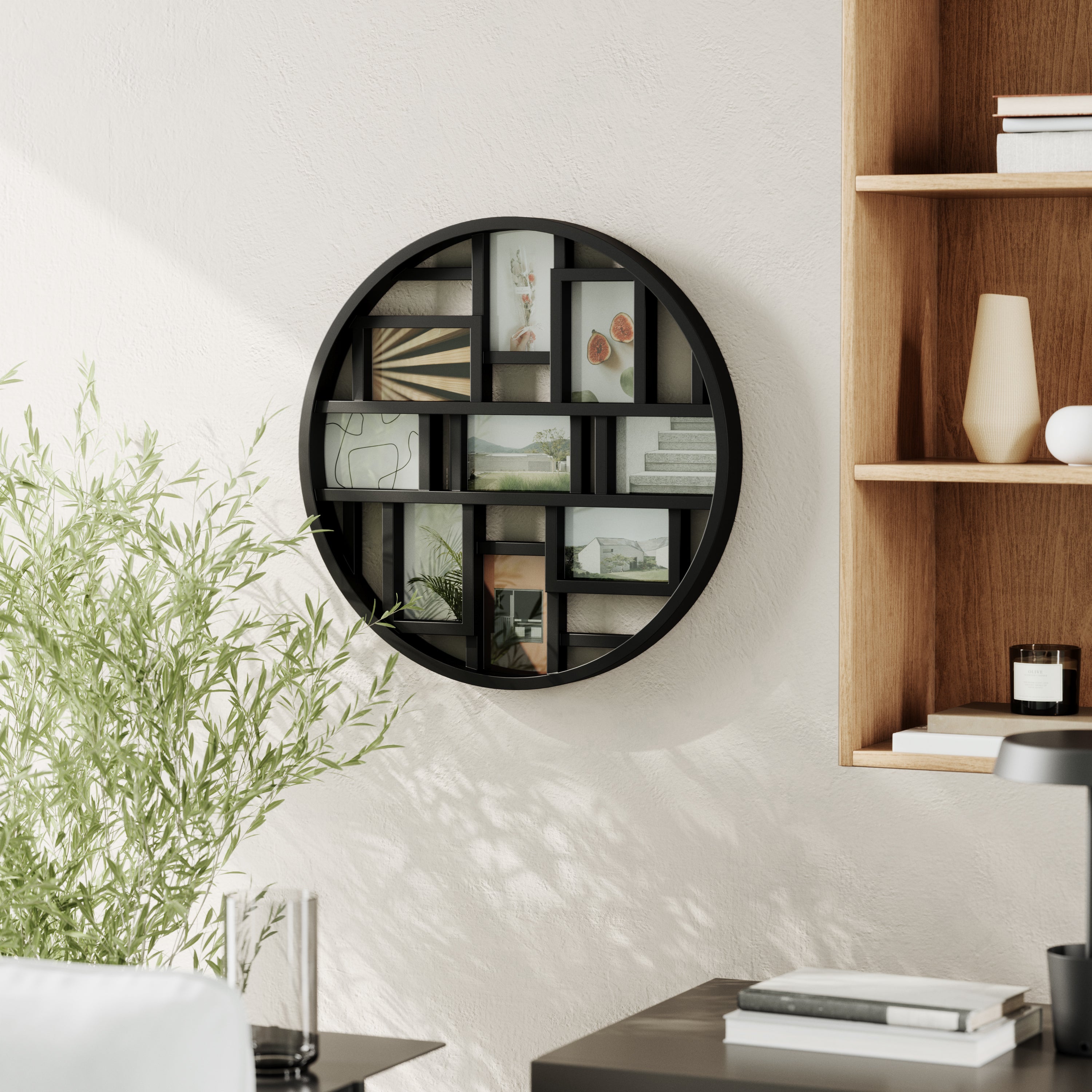 Luna Photo Display - Black Photo Frame UMBRA