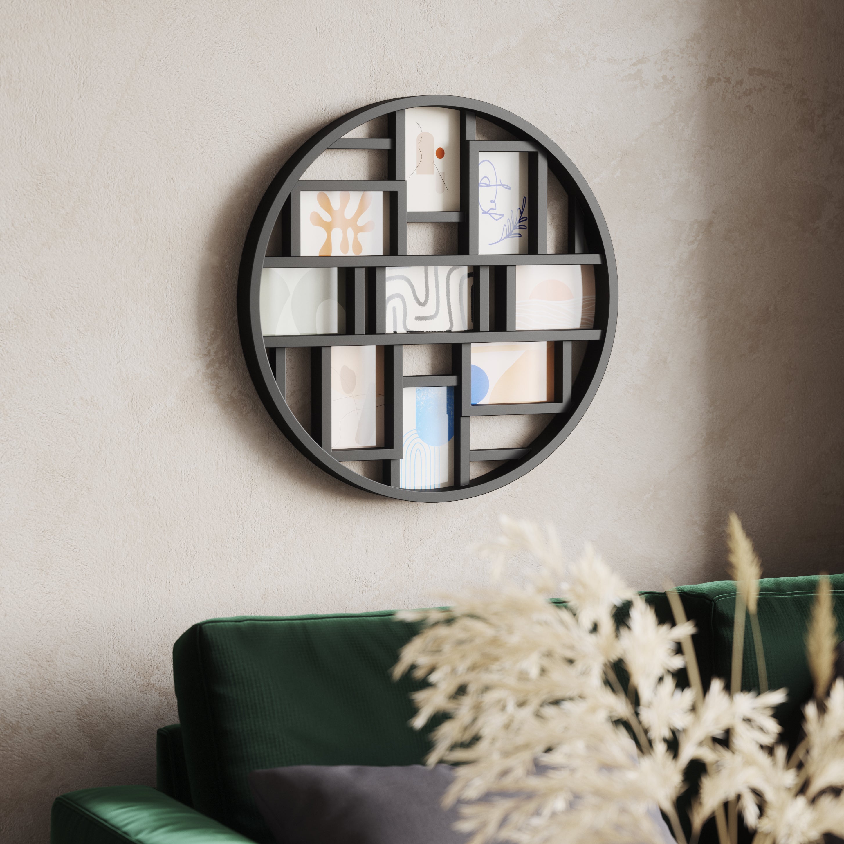 Luna Photo Display - Black Photo Frame UMBRA