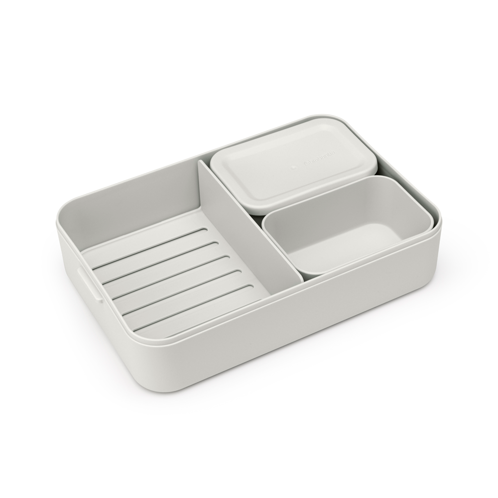Brabantia Make & Take Bento Box - Large Light Grey