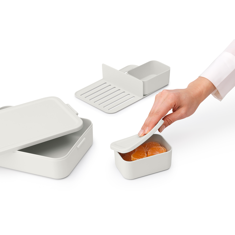 Brabantia Make & Take Bento Box - Large Light Grey