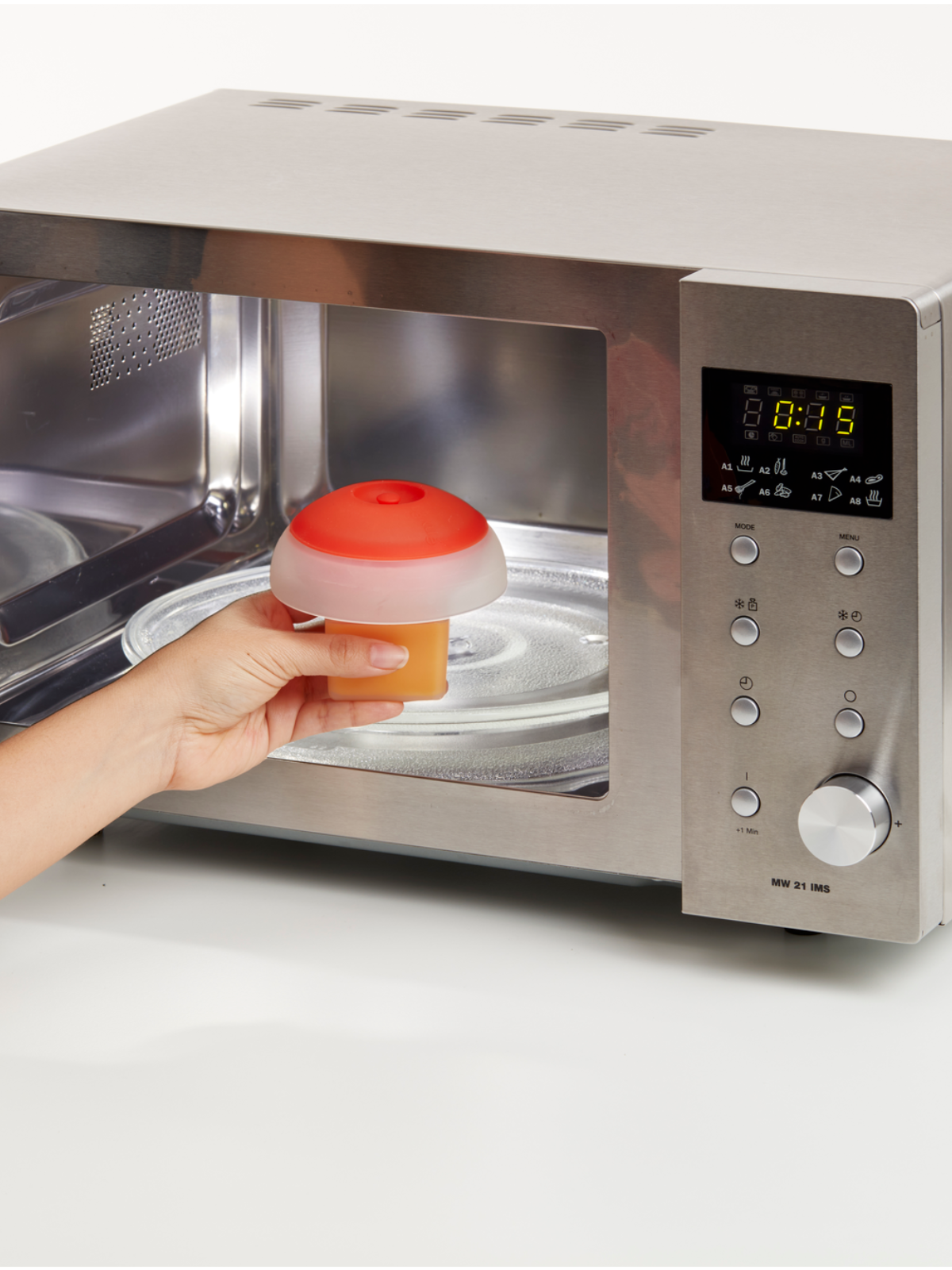 Lekue Microwave Egg Cup Square - Clear