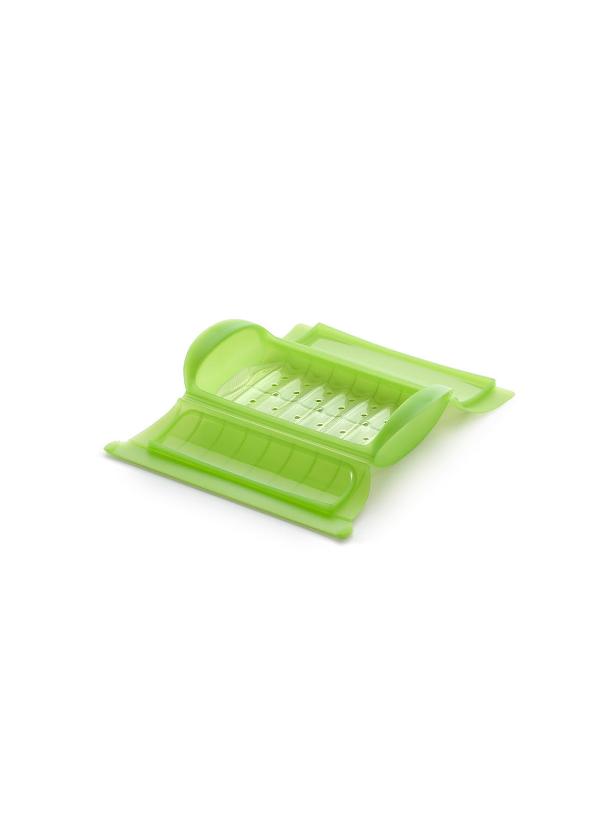 Microwave Steam Cooker with Tray, 1-2 p, Green