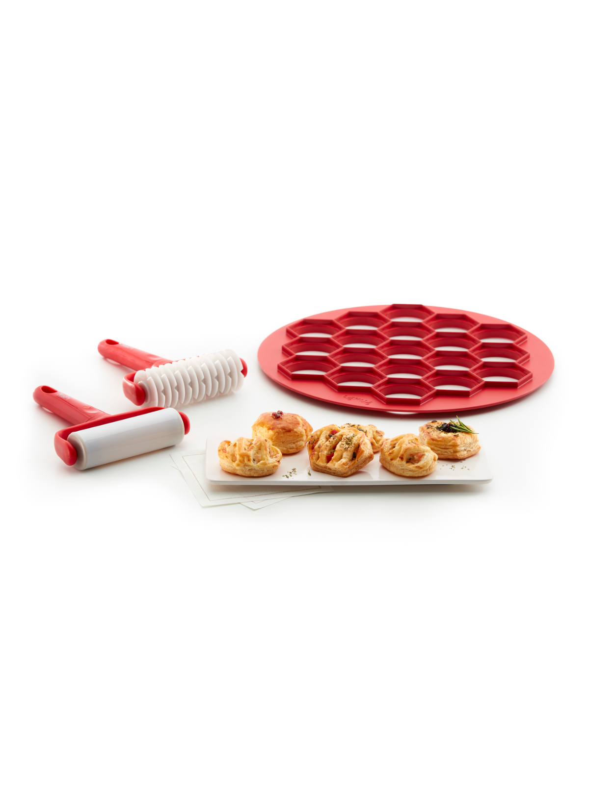 Lekue Mini Pie Making Kit - Red