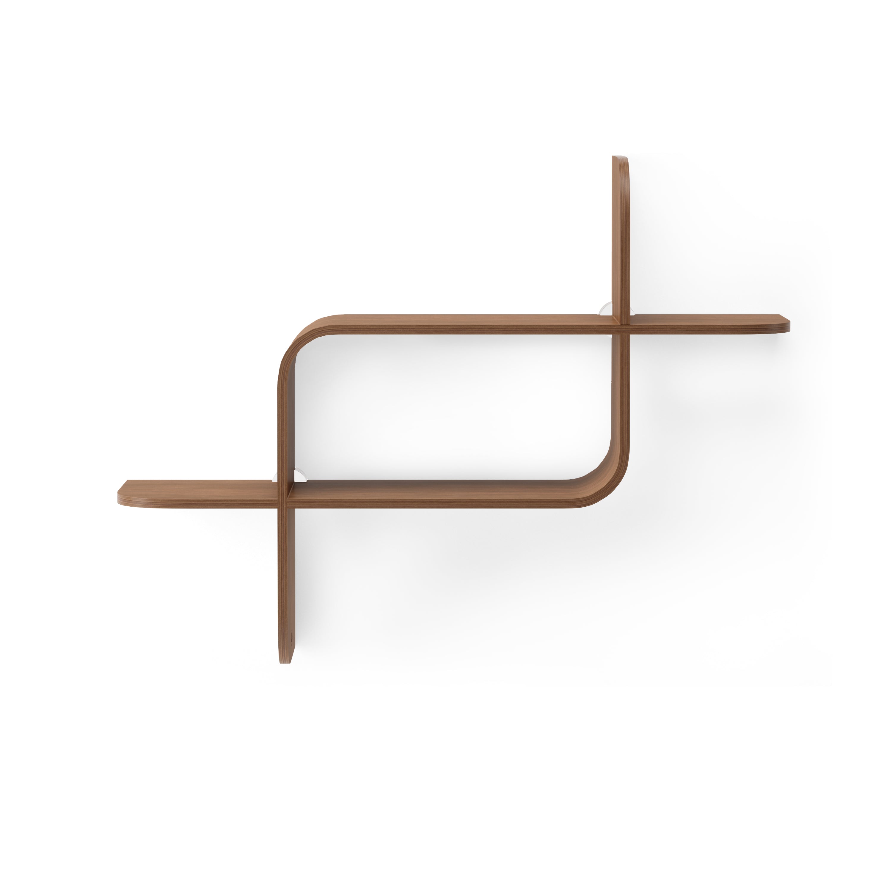 Montage Shelf - Light Walnut Wall Shelf UMBRA