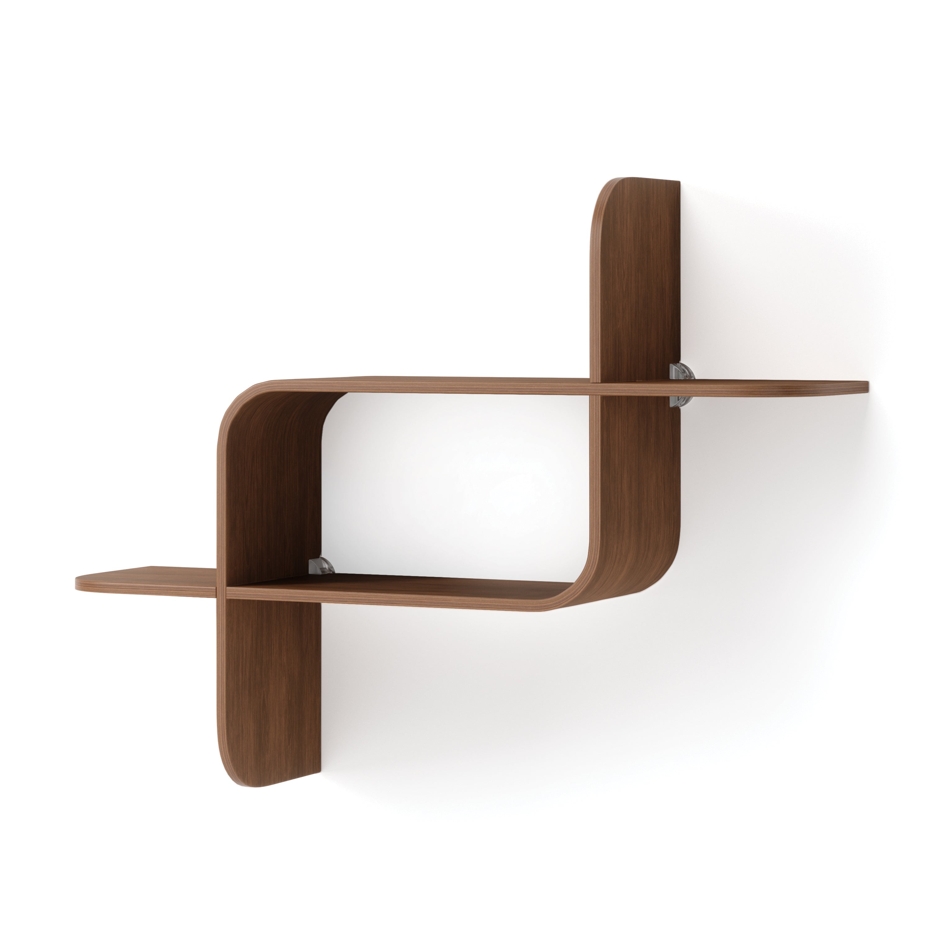 Montage Shelf - Light Walnut Wall Shelf UMBRA