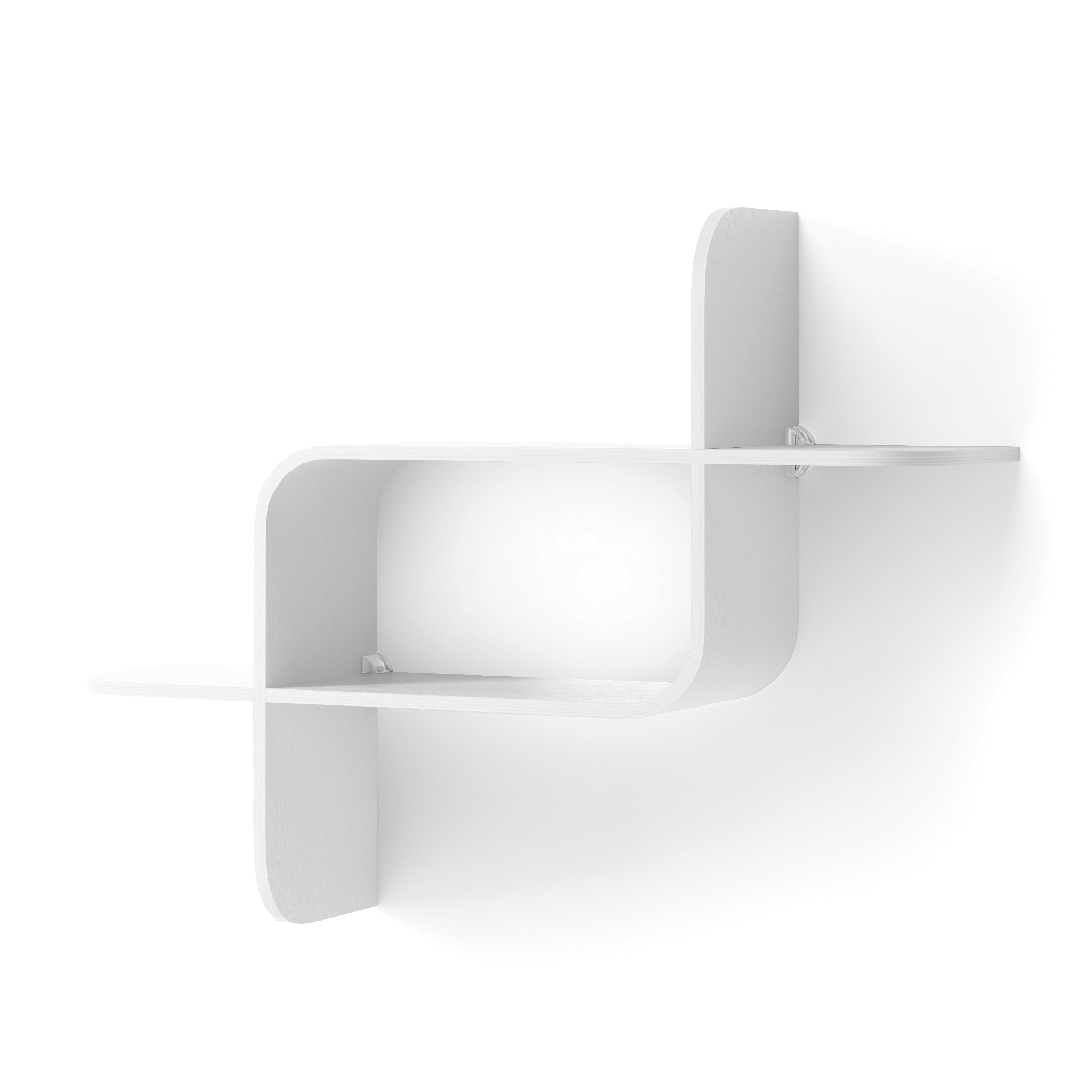 Montage Shelf - White Wall Shelf UMBRA