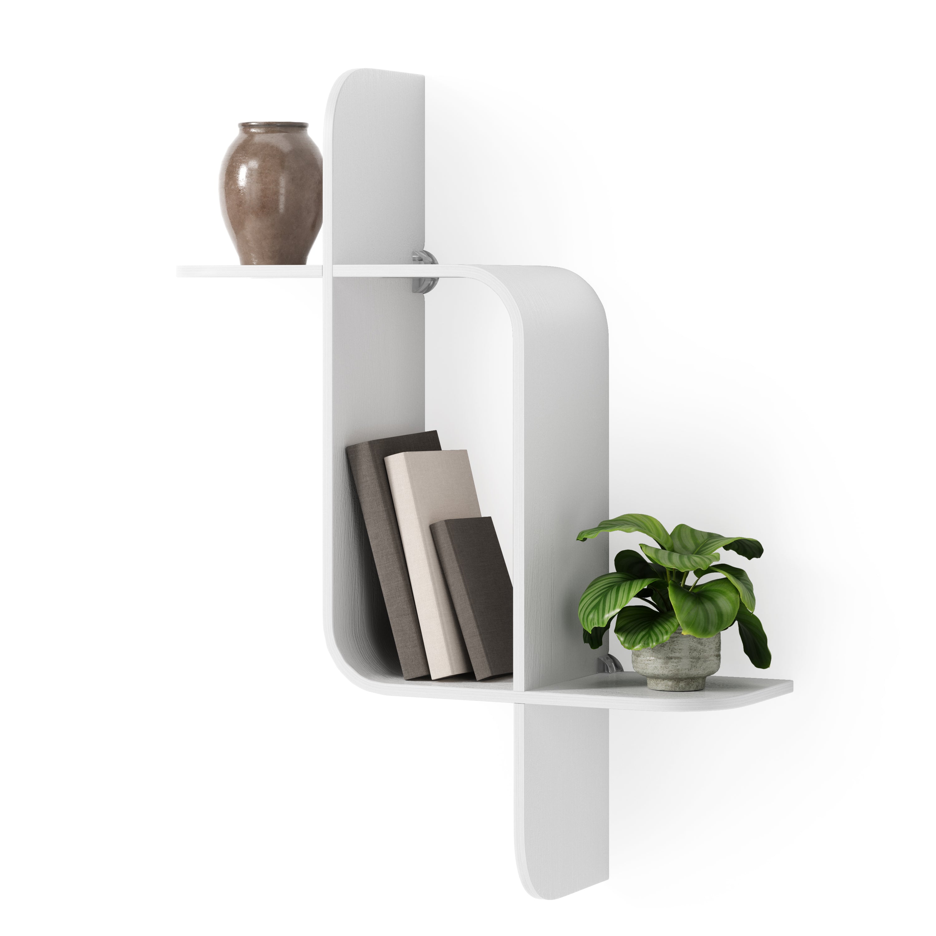 Montage Shelf - White Wall Shelf UMBRA