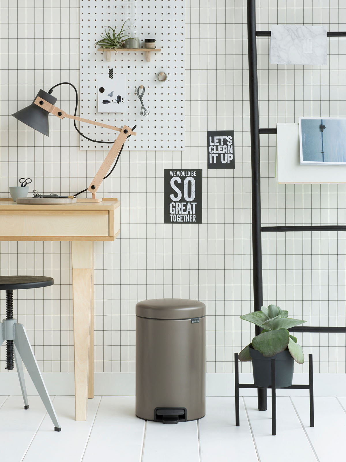 Brabantia Newicon Pedal Bin - 12L Platinum