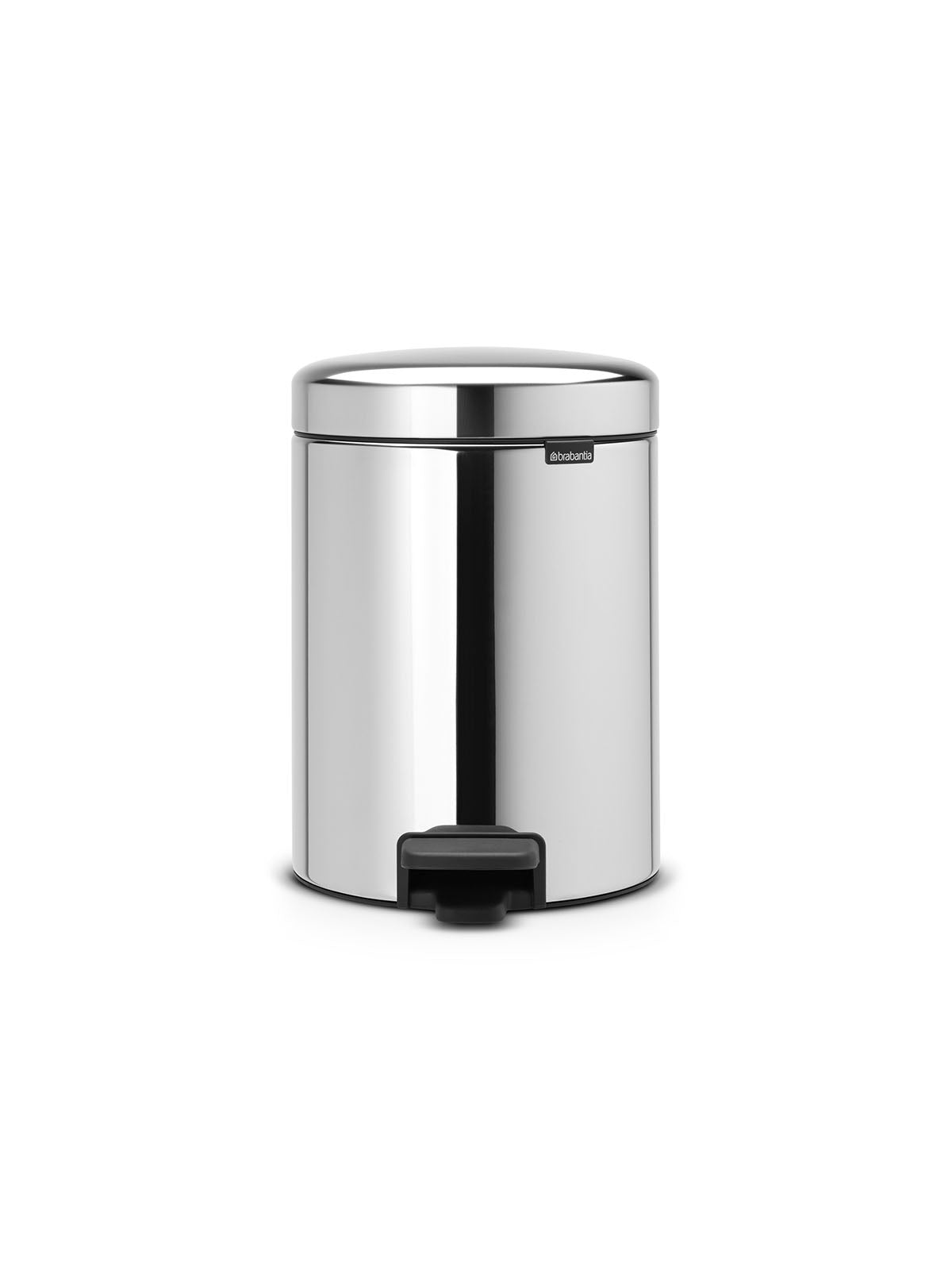 Brabantia Newicon Pedal Bin - 5L Brilliant Steel
