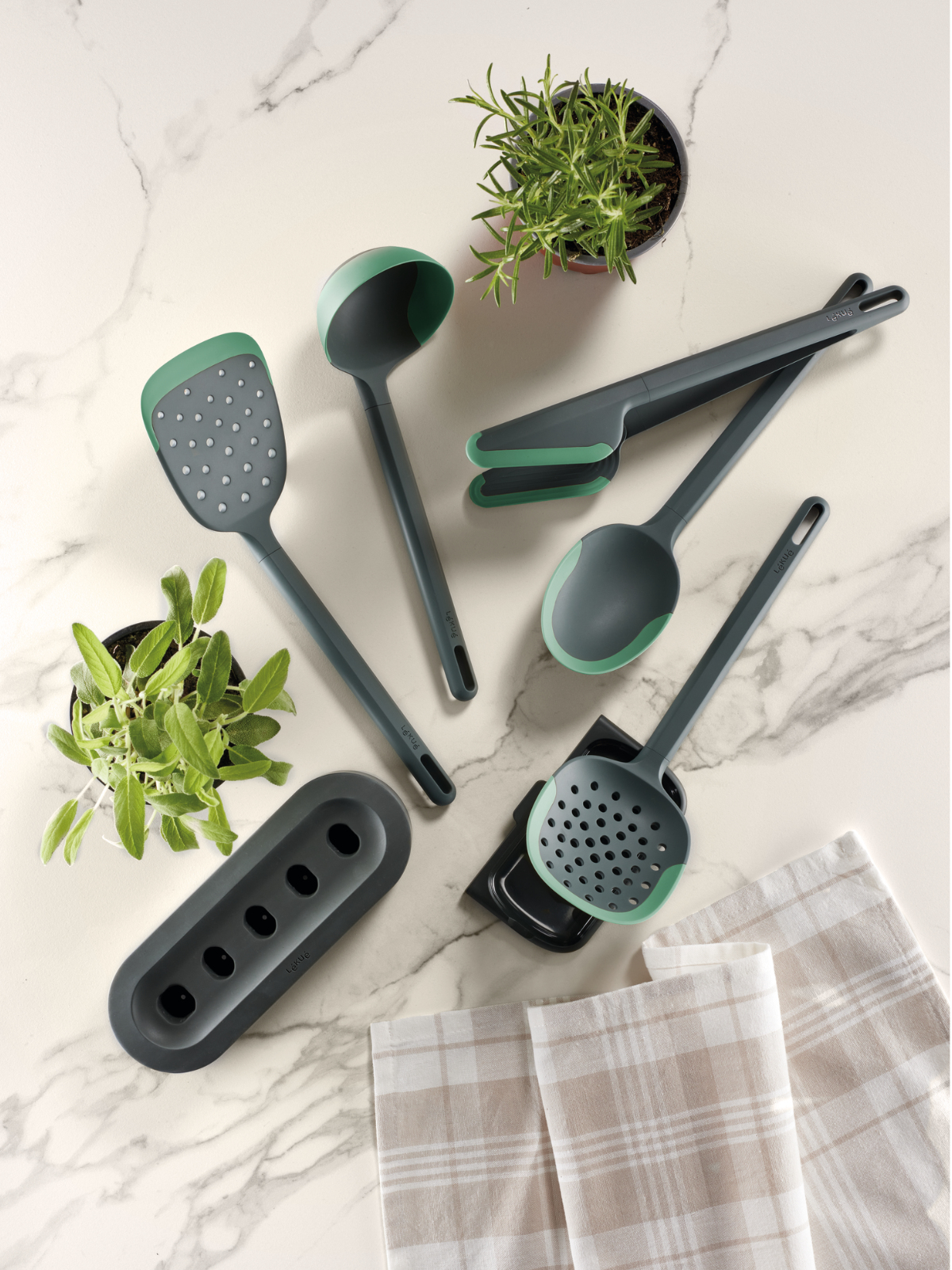 Lekue Essential Cooking Tool Set - Grey
