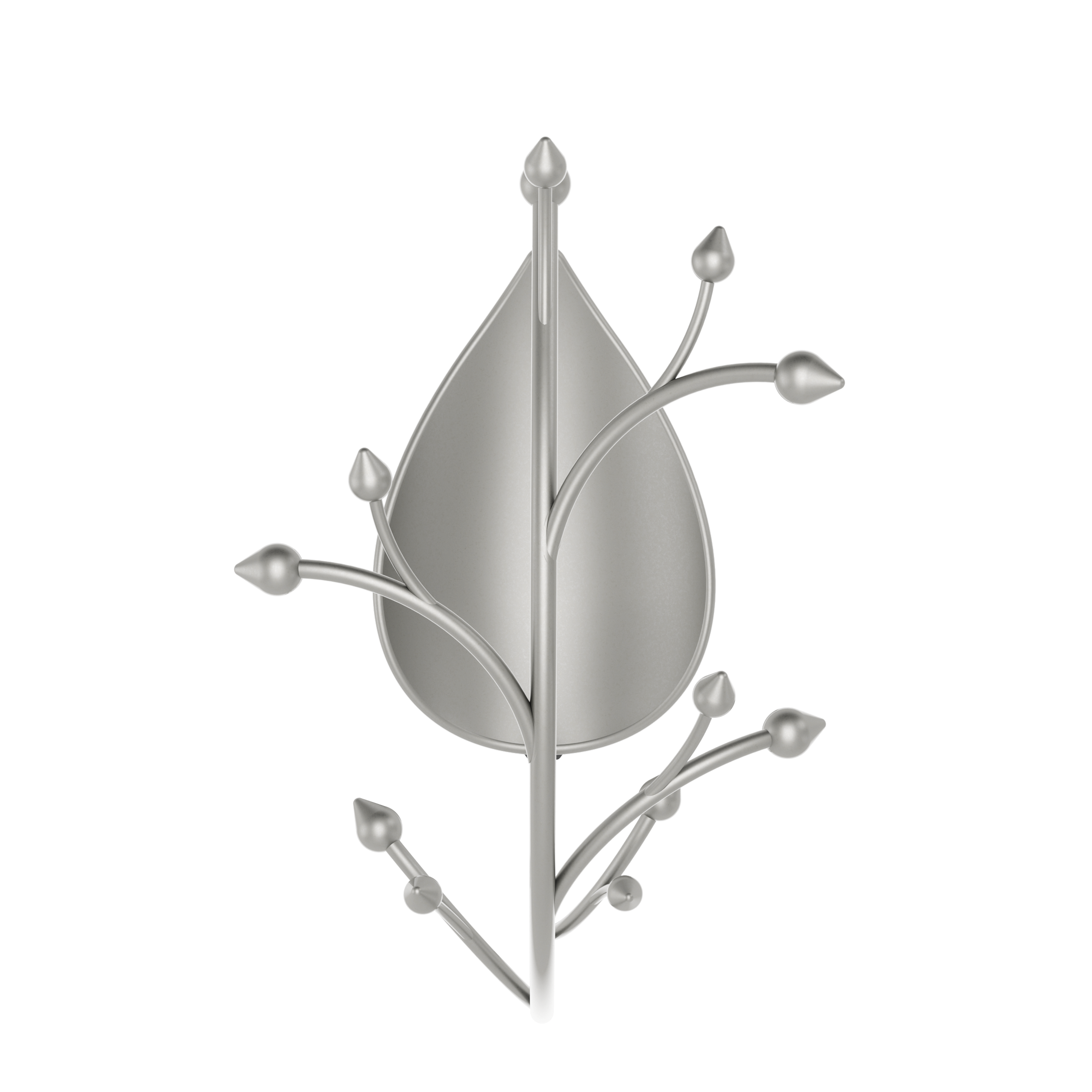 Orchid Jewelry Stand - Gun Metal Jewelry Storage UMBRA