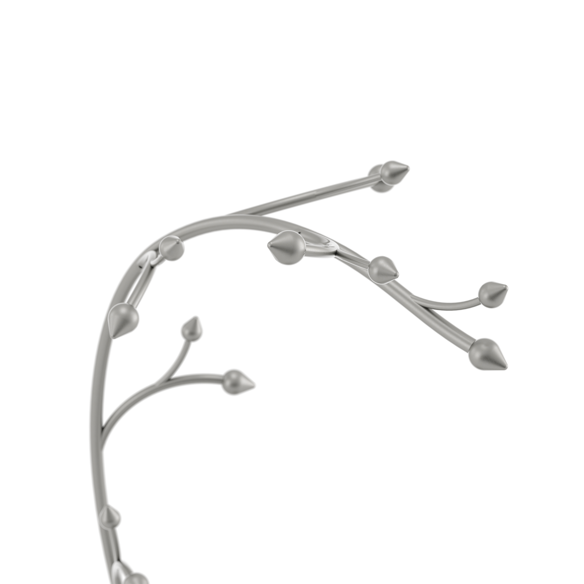 Orchid Jewelry Stand - Gun Metal Jewelry Storage UMBRA
