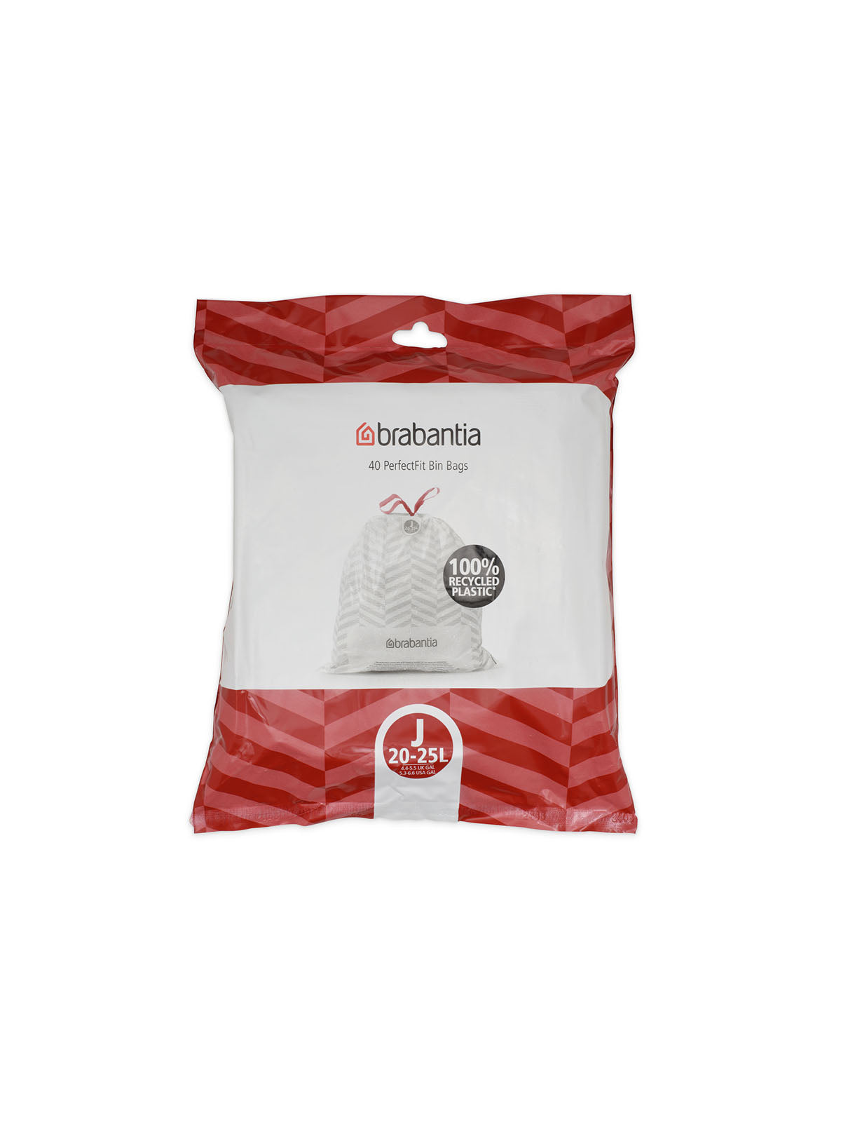 Brabantia PerfectFit Bags J - 20-25L Pack of 40