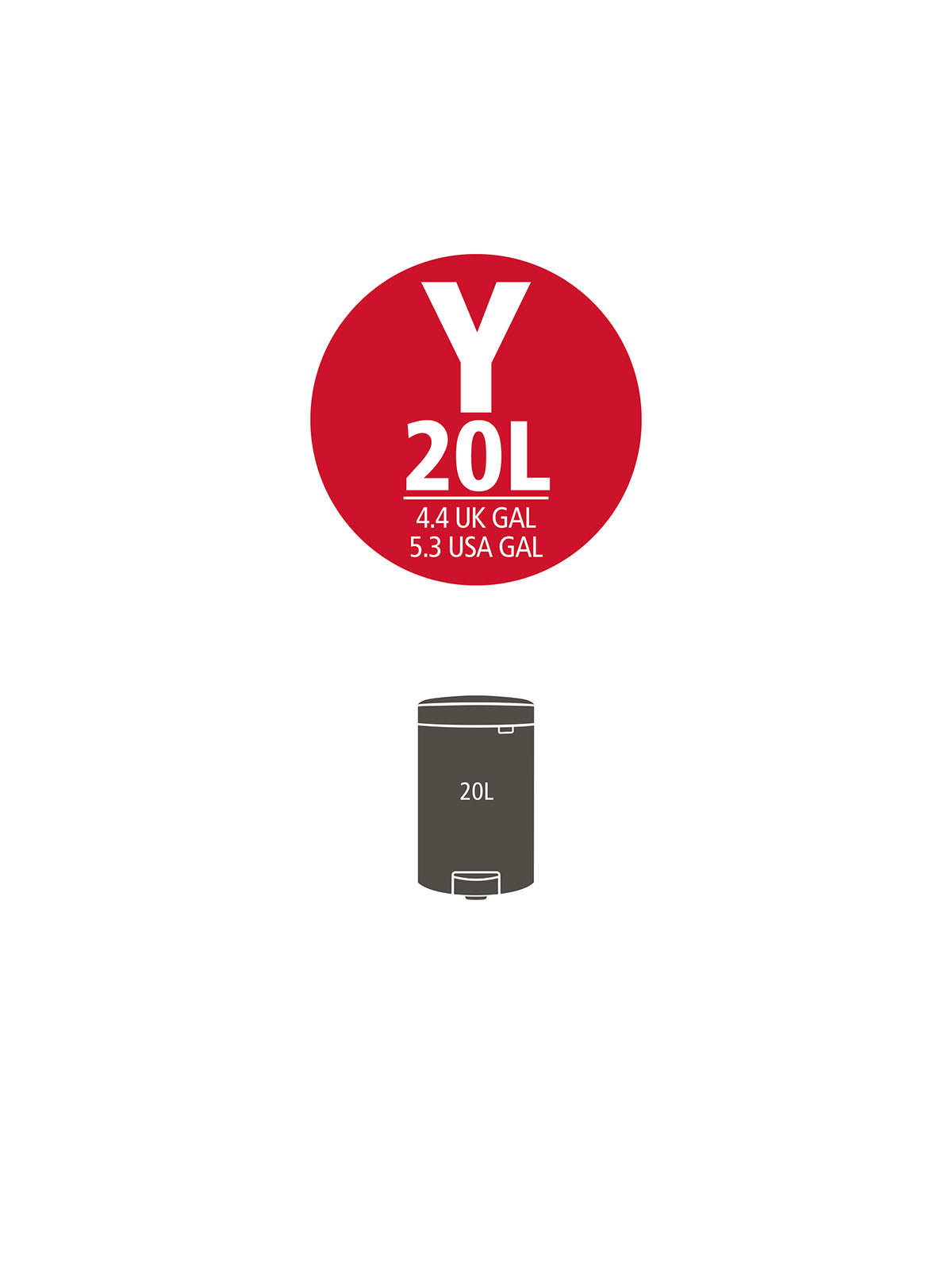 Brabantia PerfectFit Bags Y - 20L Pack of 40