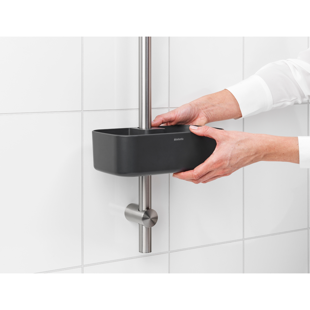 Brabantia ReNew Shower Caddy - Dark Grey