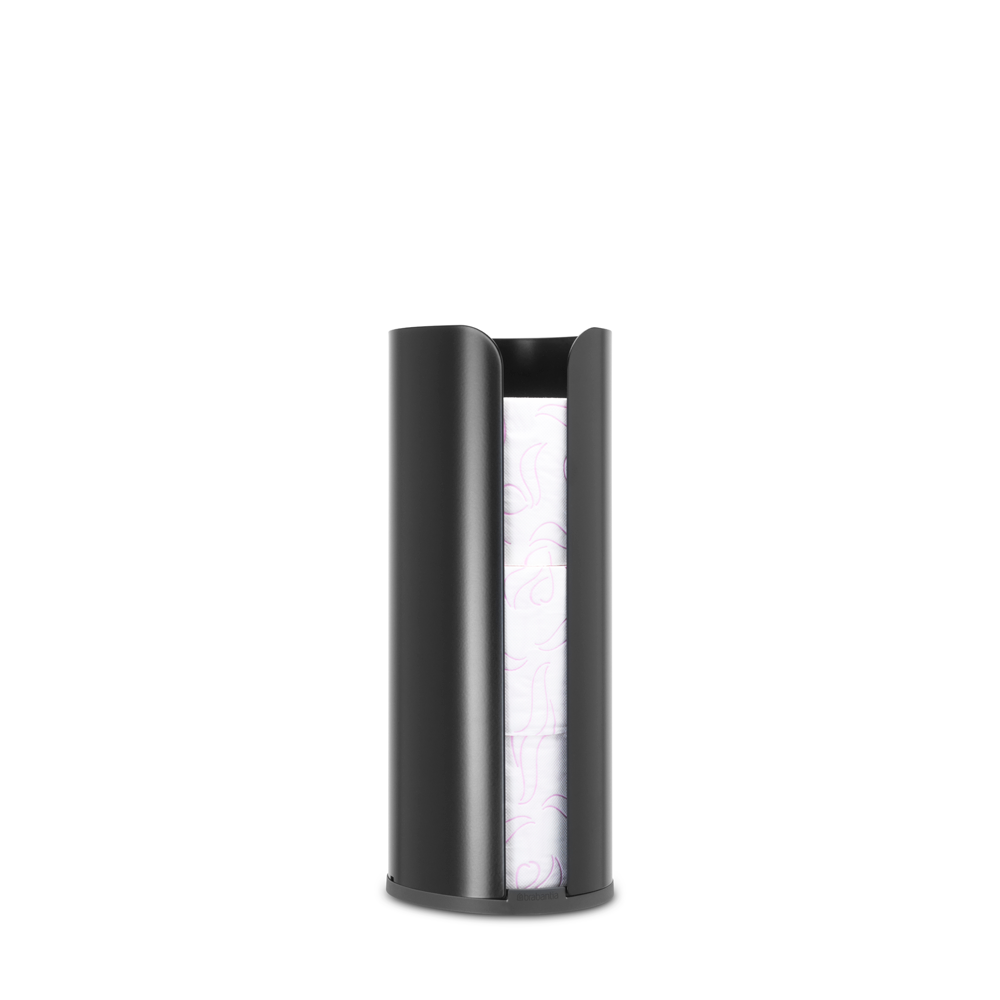 Brabantia ReNew Toilet Roll Dispenser - Matt Black