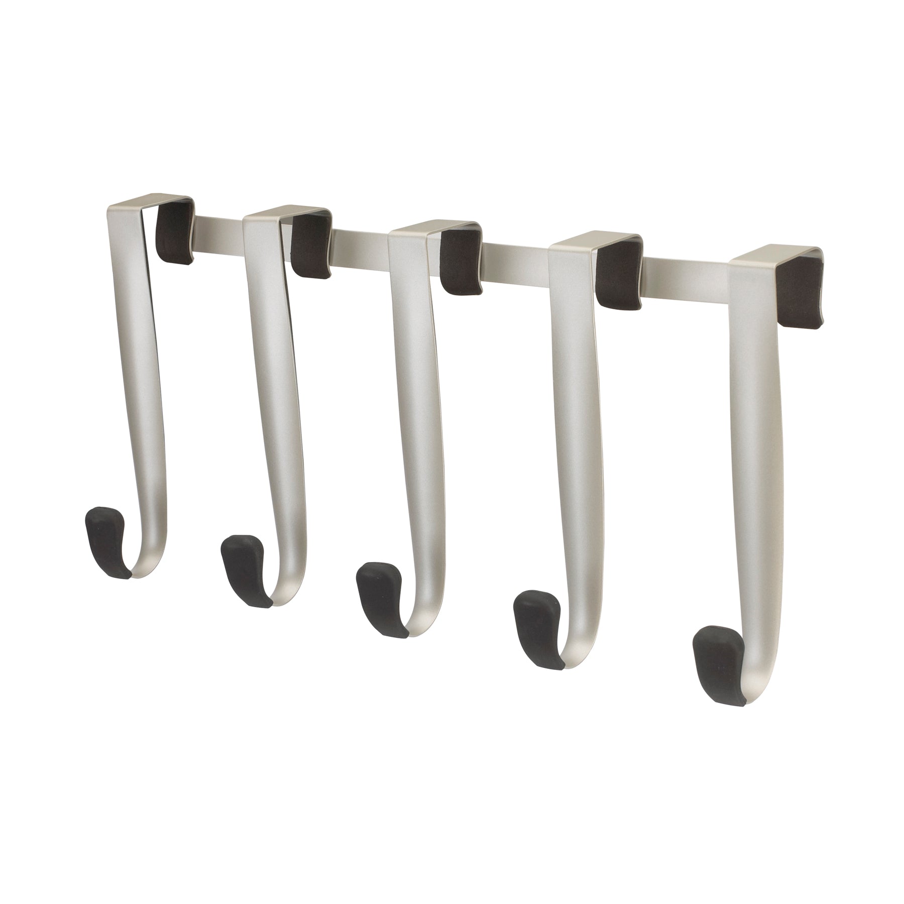 Schnook Over the Door Hooks Set of 5 - Black/Nickel Over Door Hook UMBRA