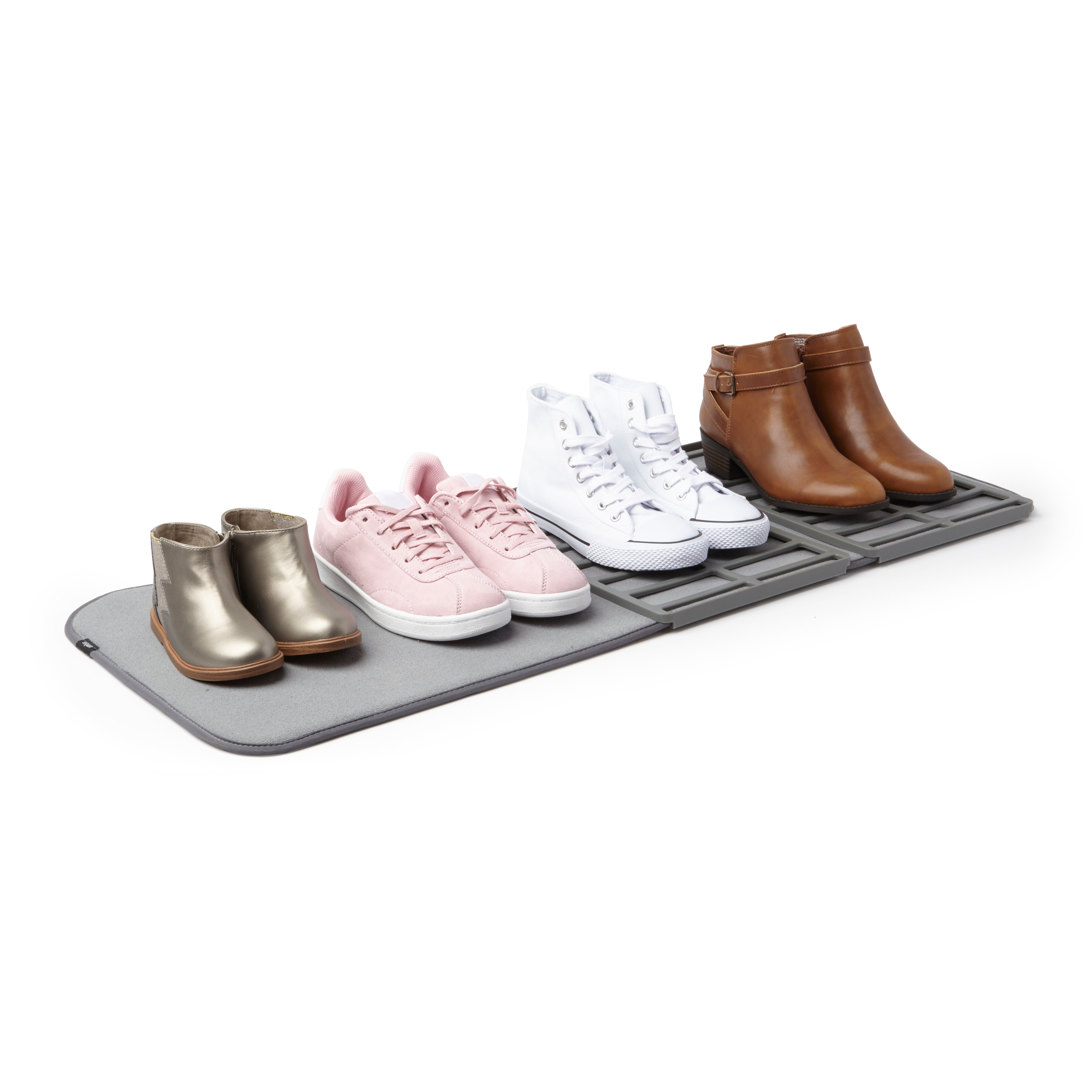 Shoe Drying Mat - Charcoal Shoe Rack UMBRA