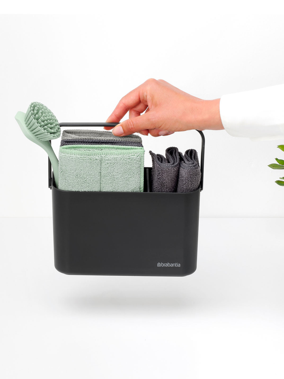 Brabantia SinkSide Cleaning Set - Dark Grey