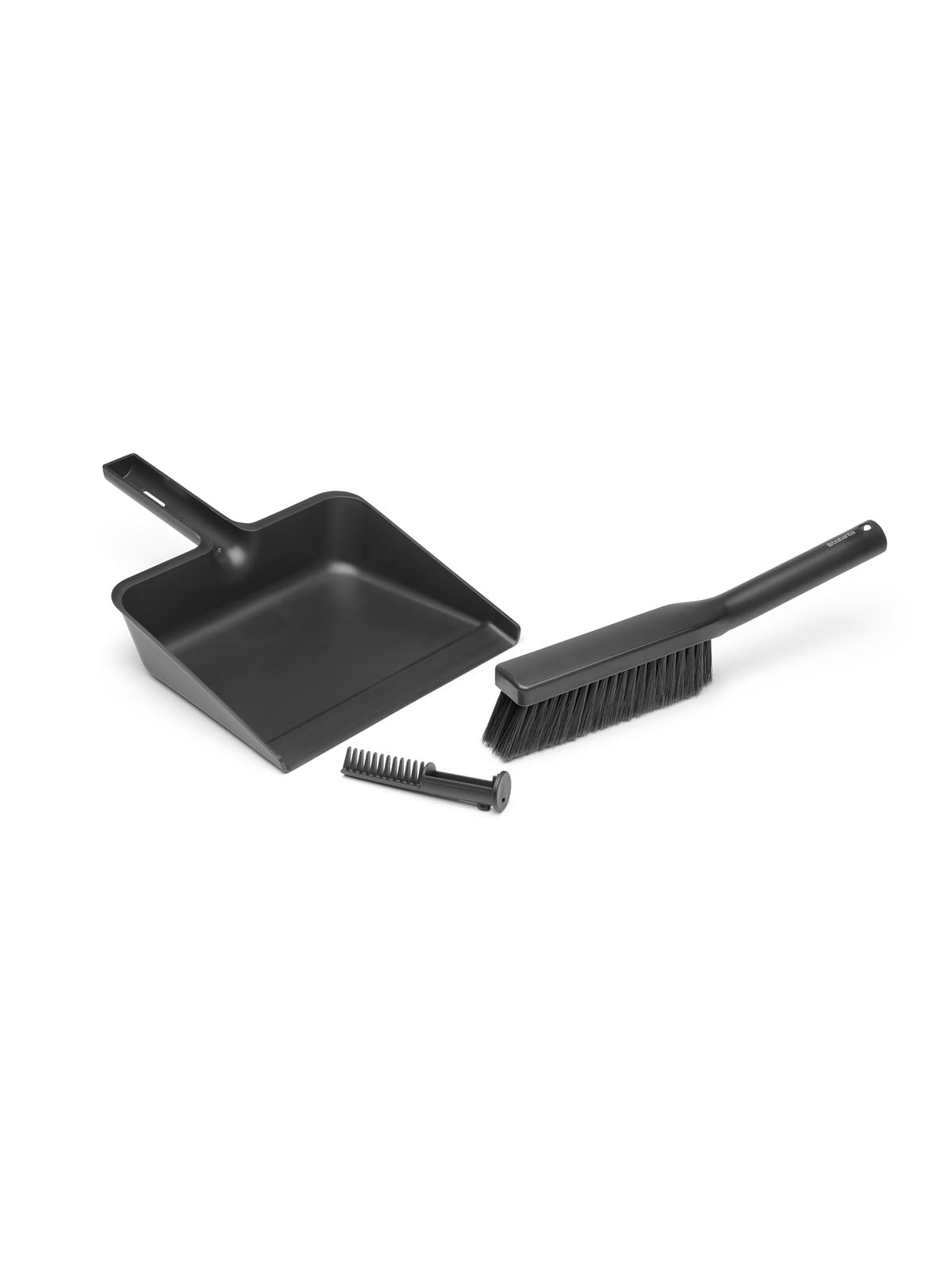 Brabantia SinkSide Dustpan & Brush Set - Dark Grey