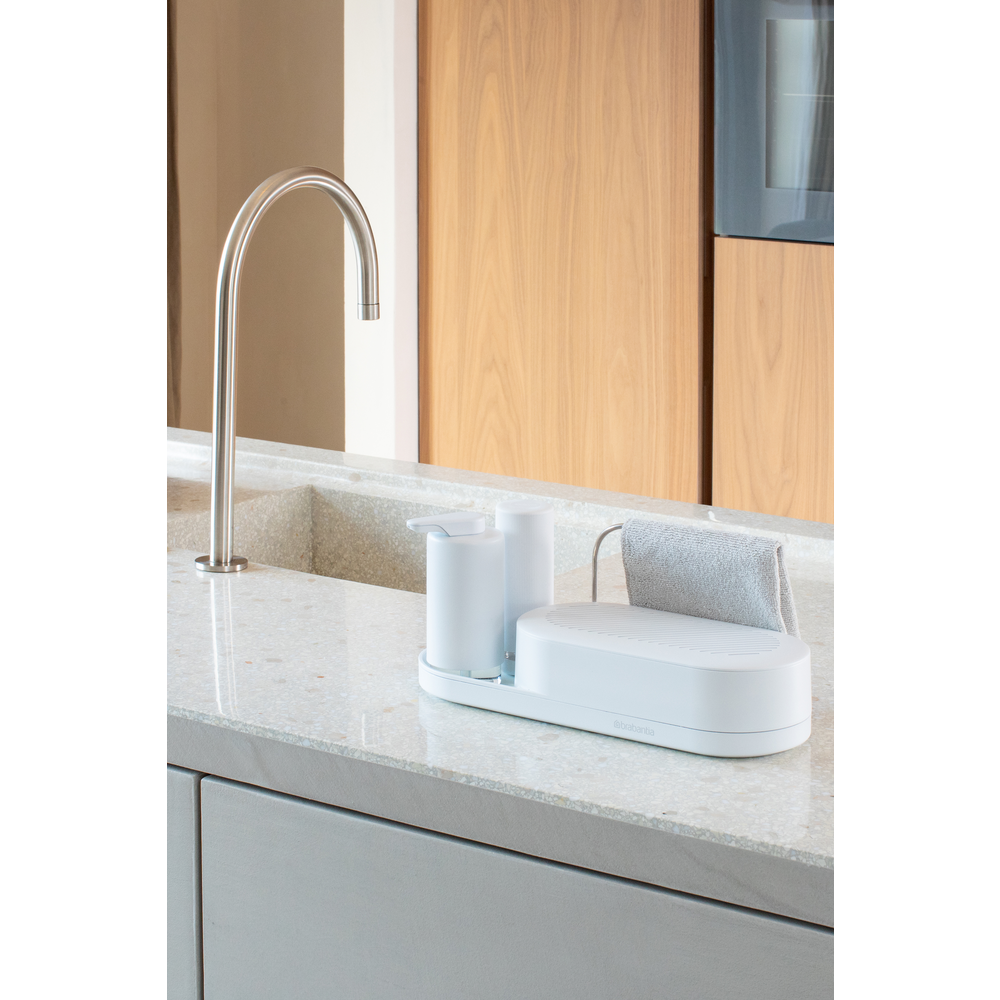 Brabantia Sinkstyle Organiser Set - Mineral Fresh White