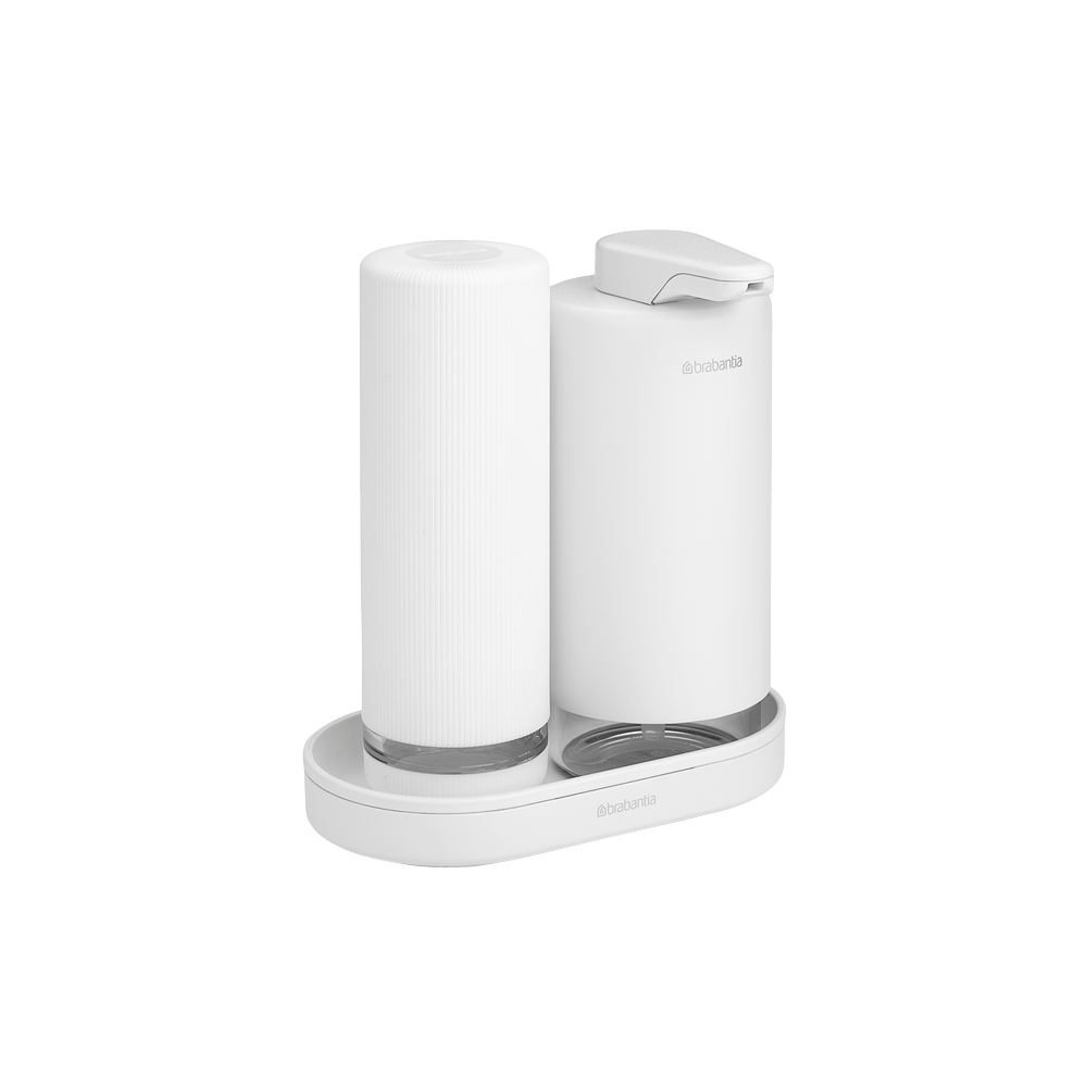 Brabantia SinkStyle Soap Dispenser Set - 200ml Mineral Fresh White