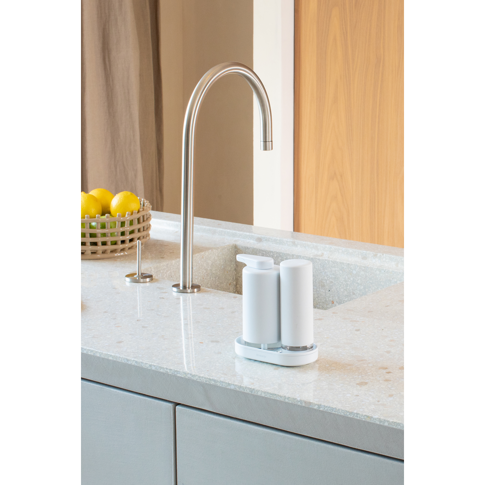 Brabantia SinkStyle Soap Dispenser Set - 200ml Mineral Fresh White