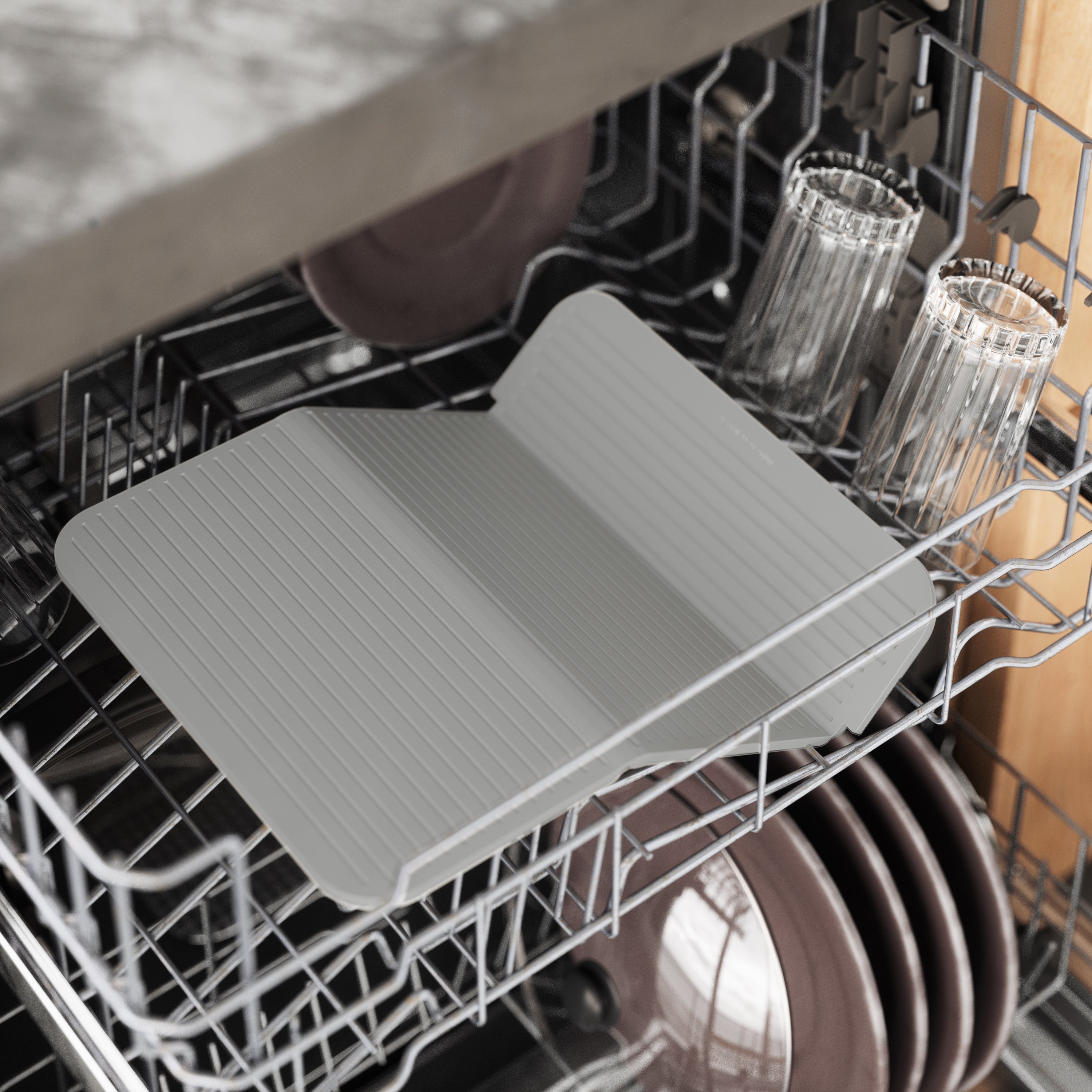 Sling Folding Dishrack - White Dish Rack UMBRA