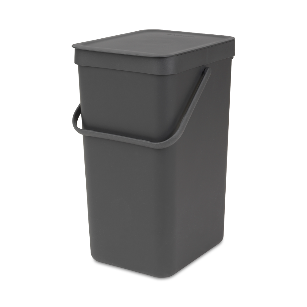 Brabantia Sort & Go Waste Bin - 16L Grey