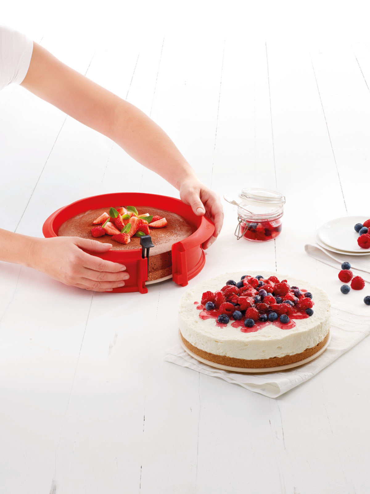 Springform, 23cm with Ceramic Plate