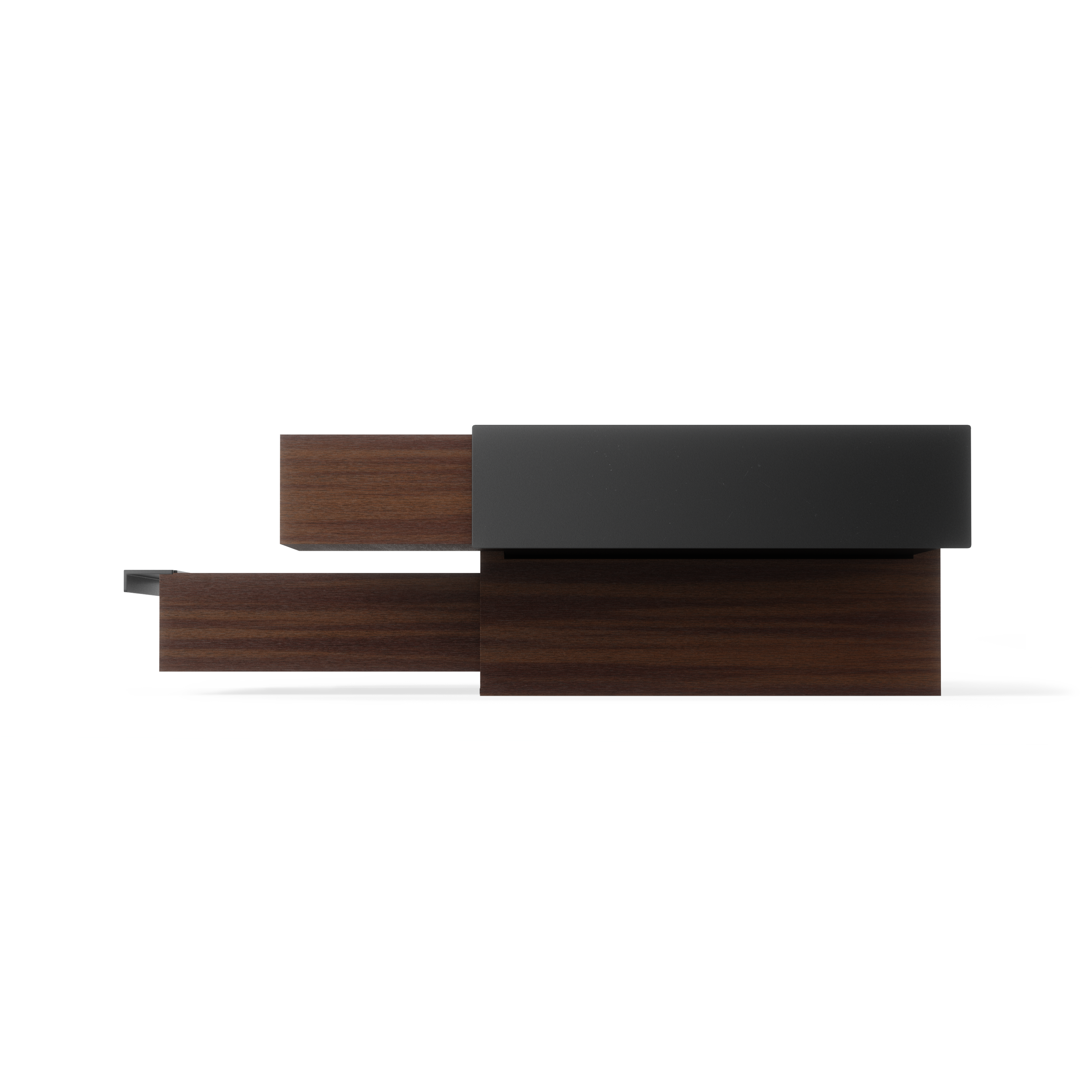 Stowit Jewelry Box - Black/Walnut Jewelry Storage UMBRA
