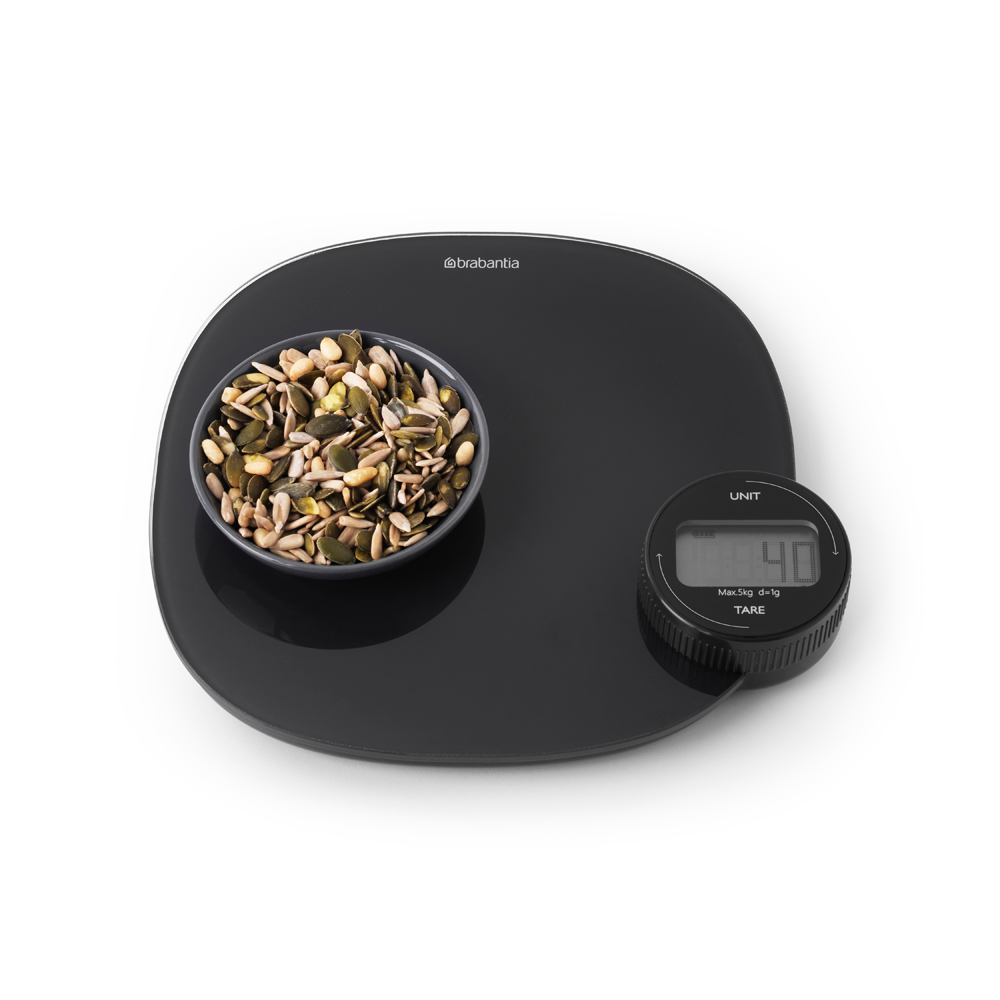 Brabantia Tasty+ Digital Kitchen Scales Plus - Dark Grey