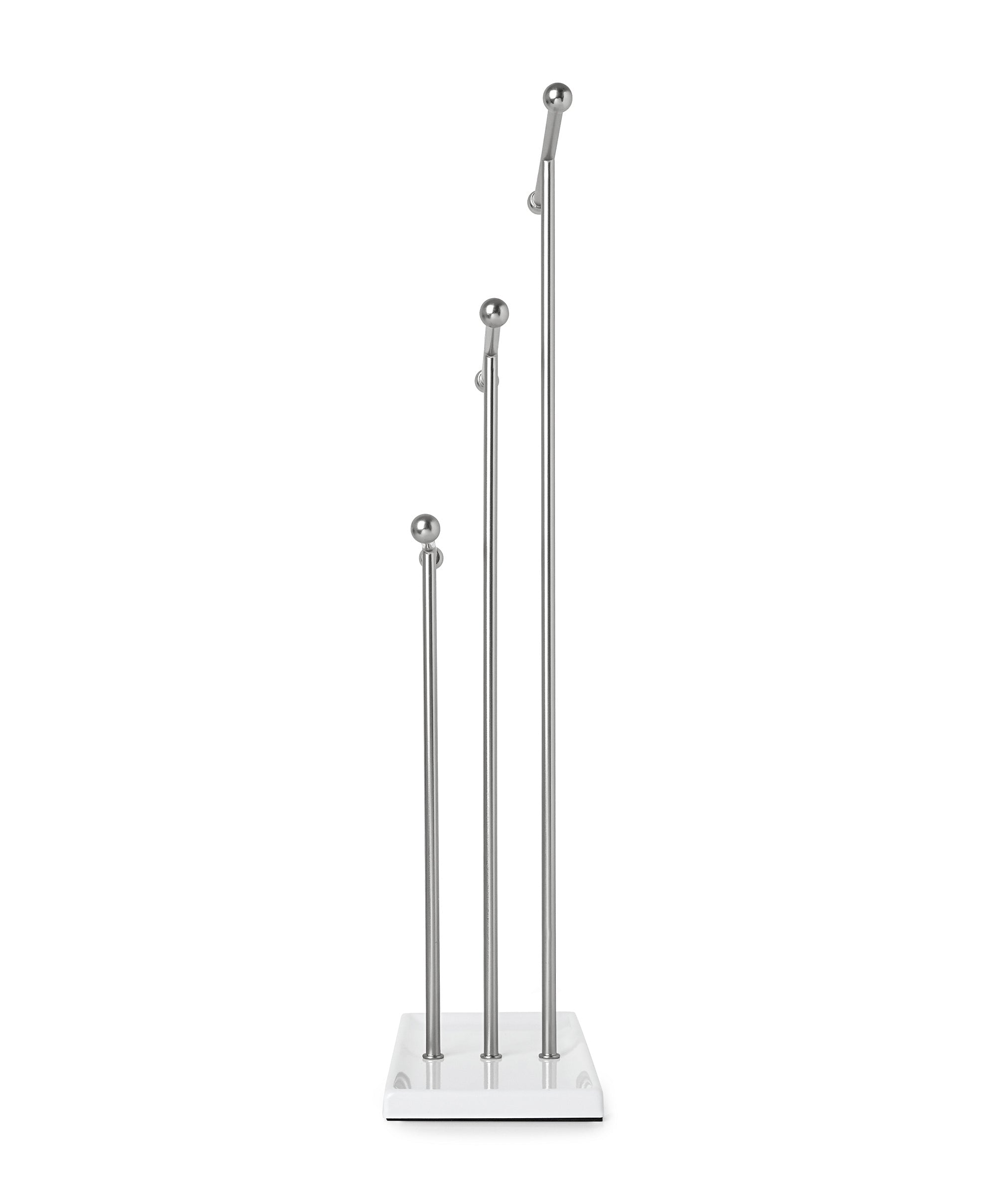 Trigem Jewelry Stand - White/Nickel Jewelry Storage UMBRA