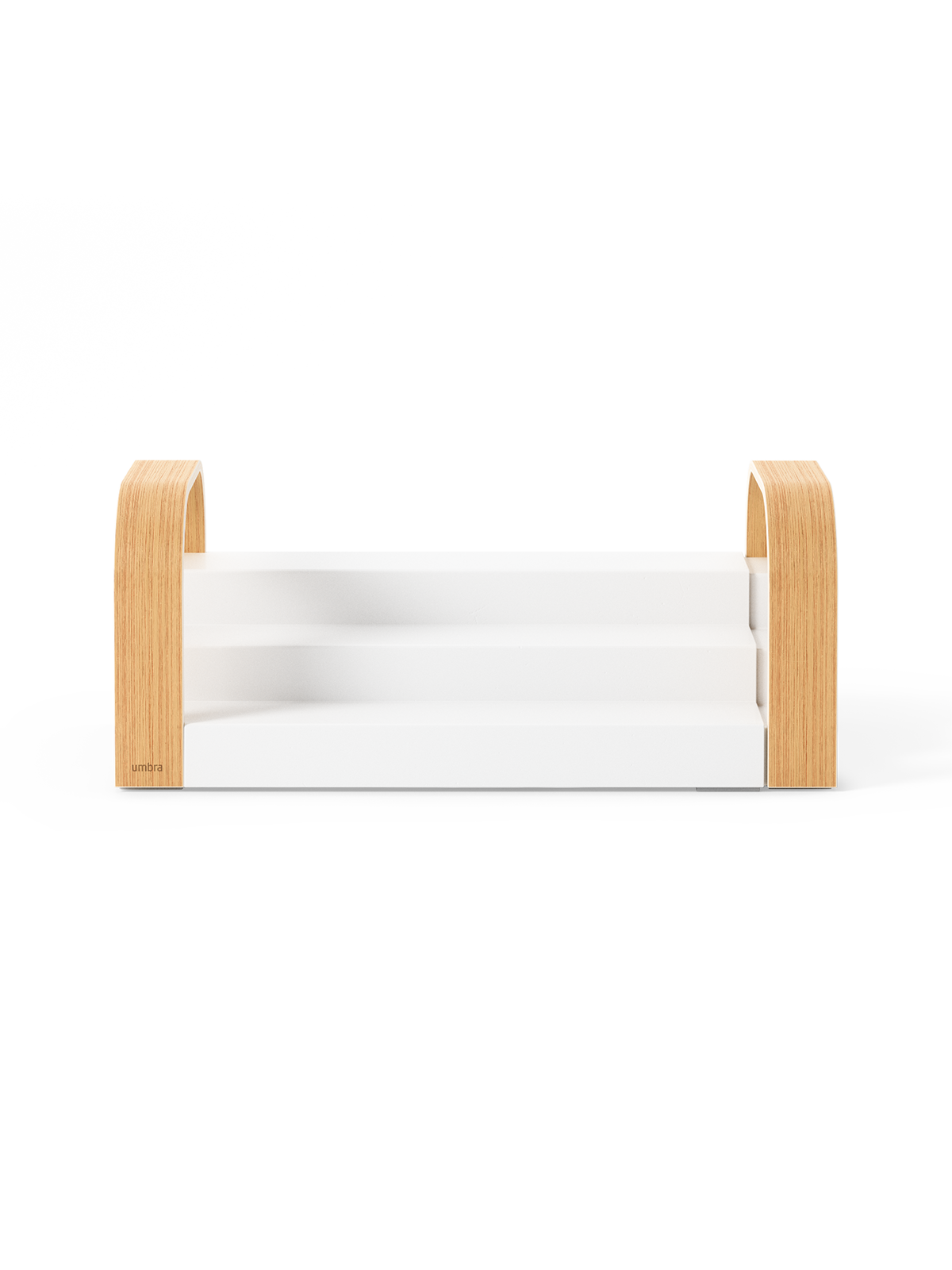 UMBRA Bellwood 3 Tier Spice Rack - White/Natural