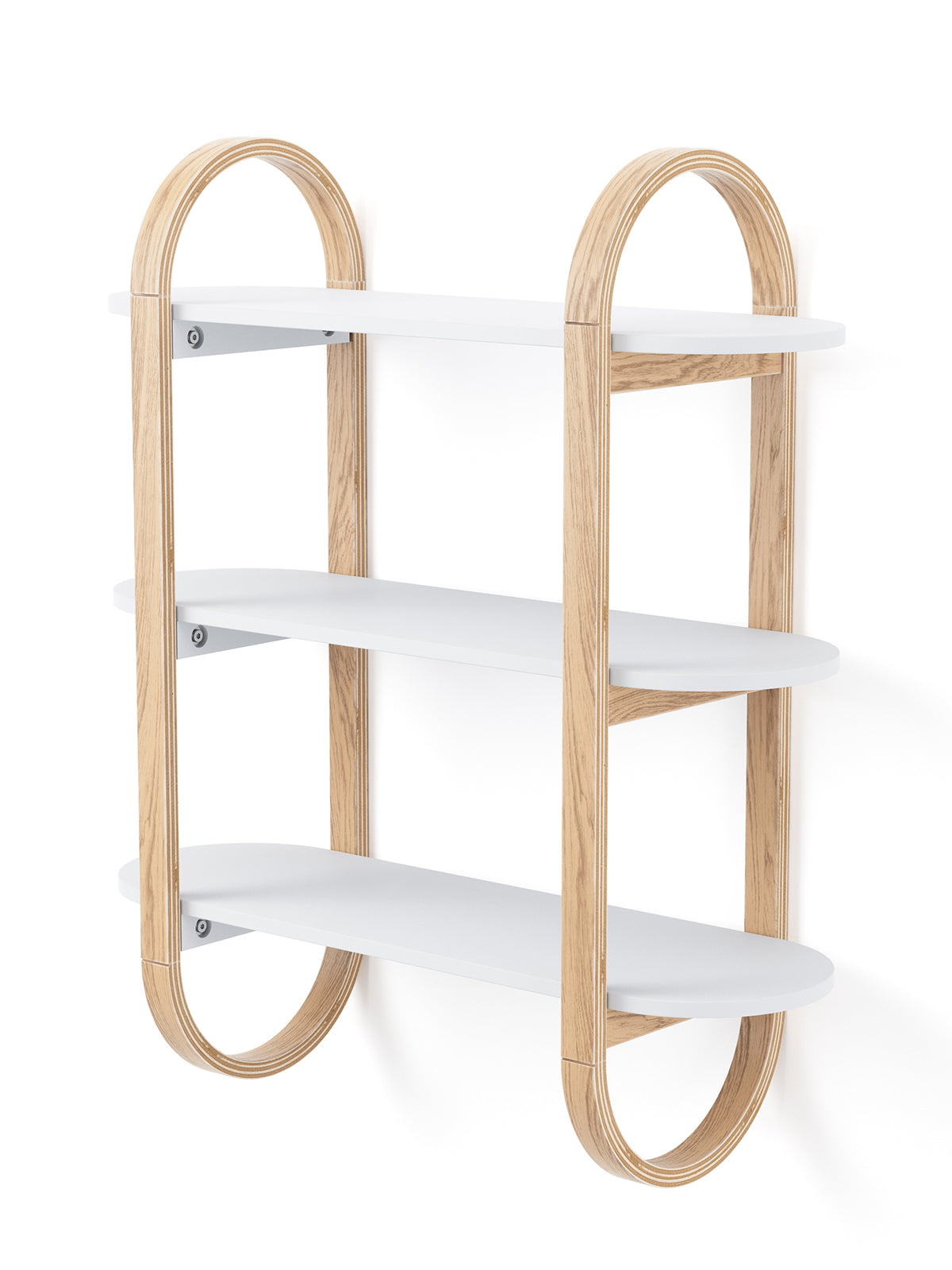 UMBRA Bellwood Wall Shelf - White/Natural