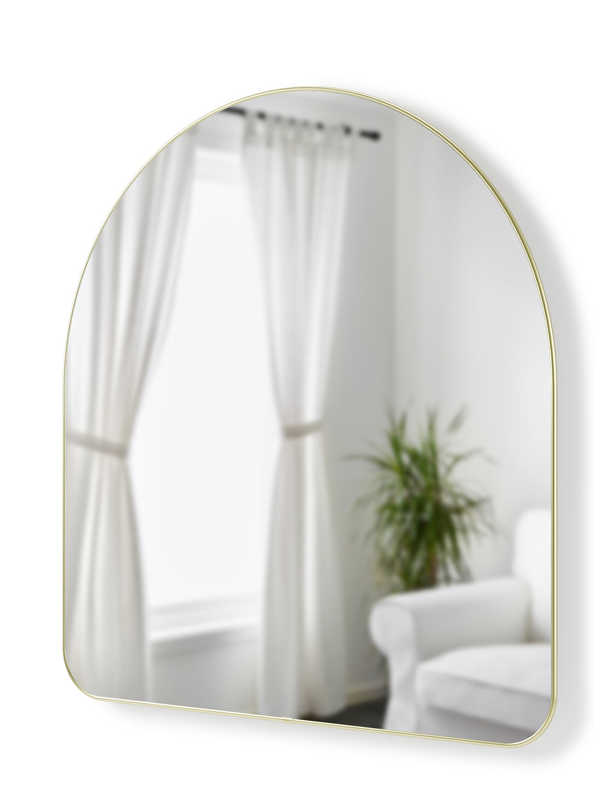 UMBRA Hubba Arched Mirror - Brass