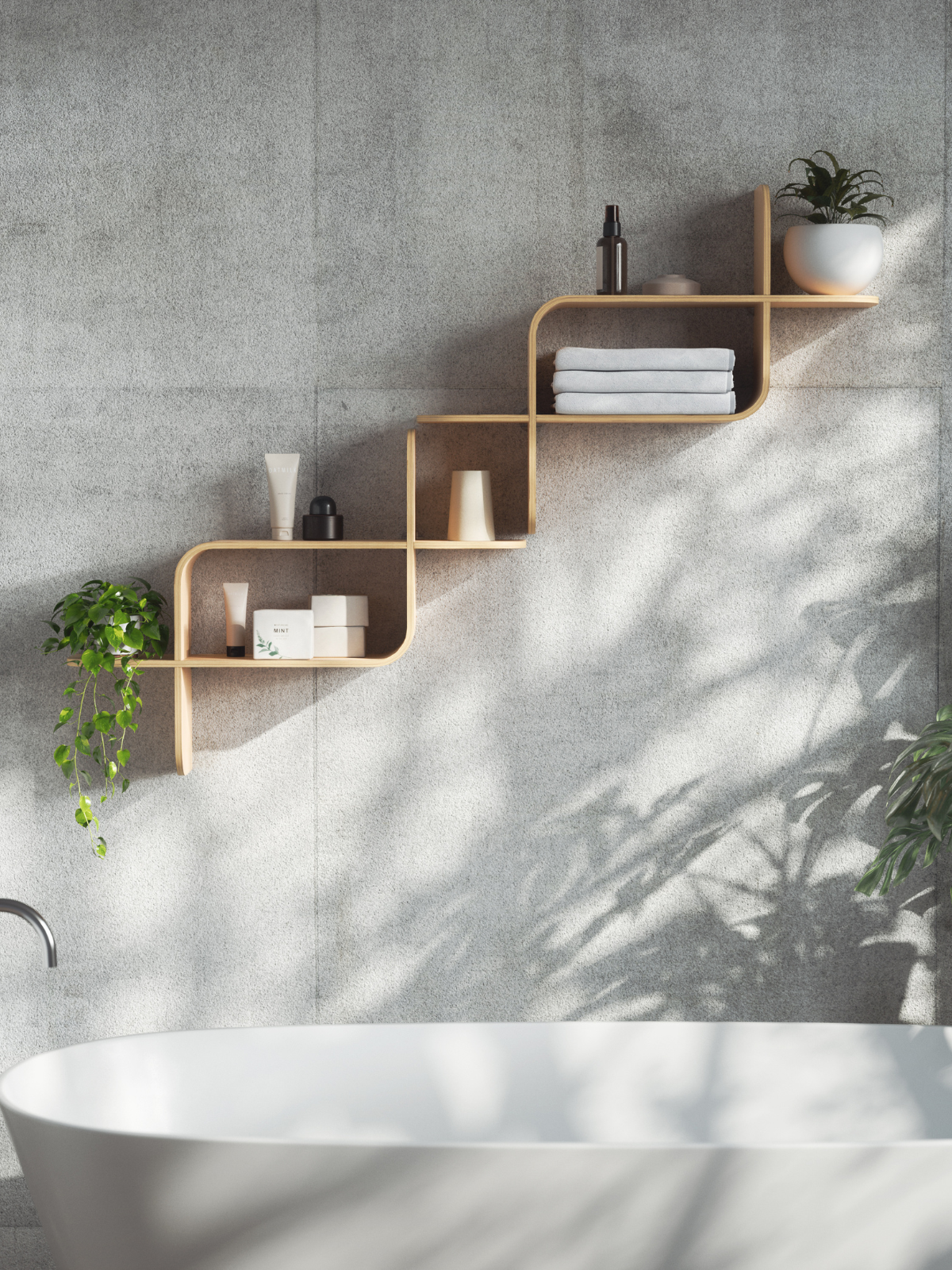 UMBRA Montage Shelf - Natural