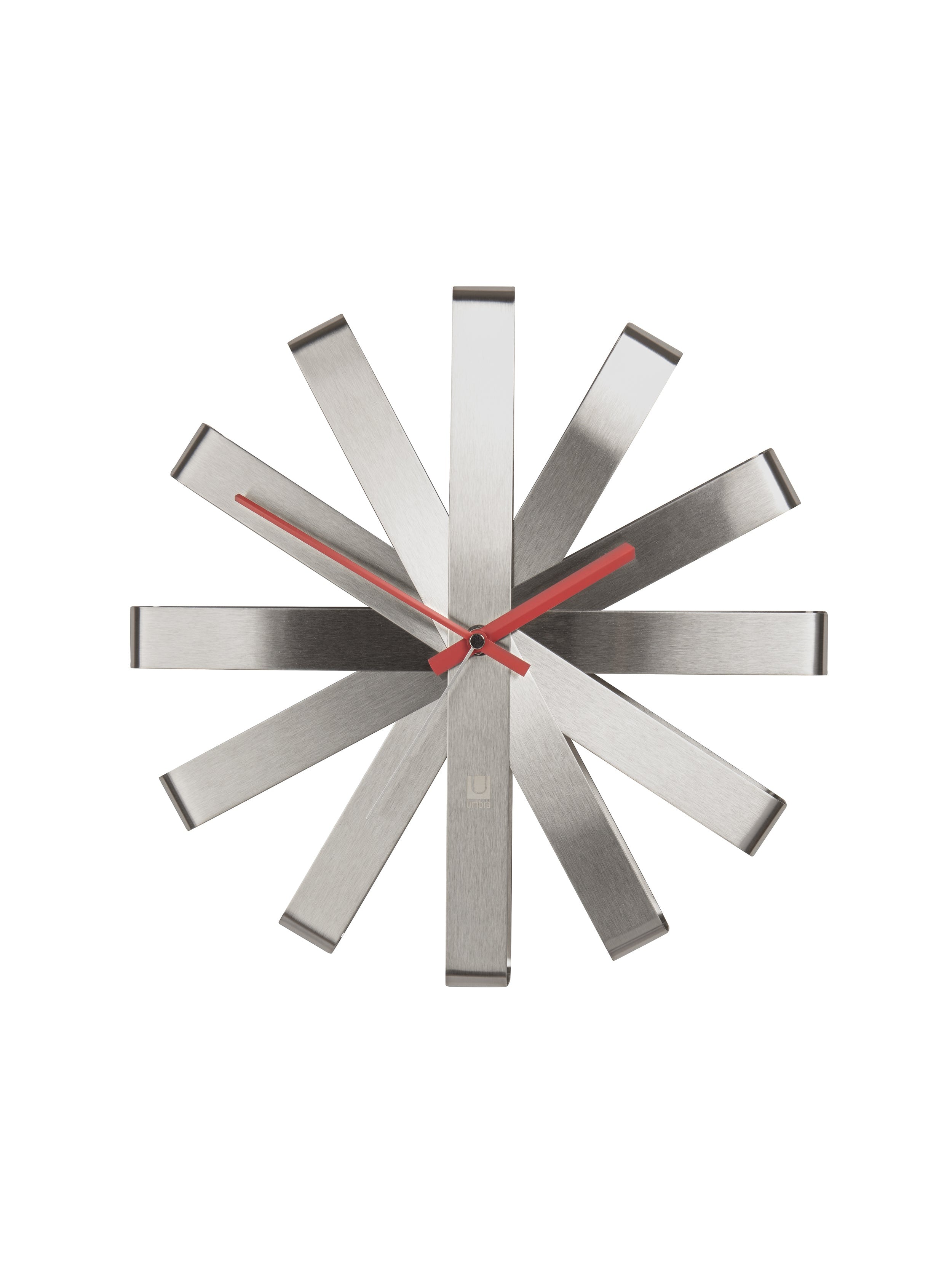 UMBRA Ribbon Wall Clock - Steel