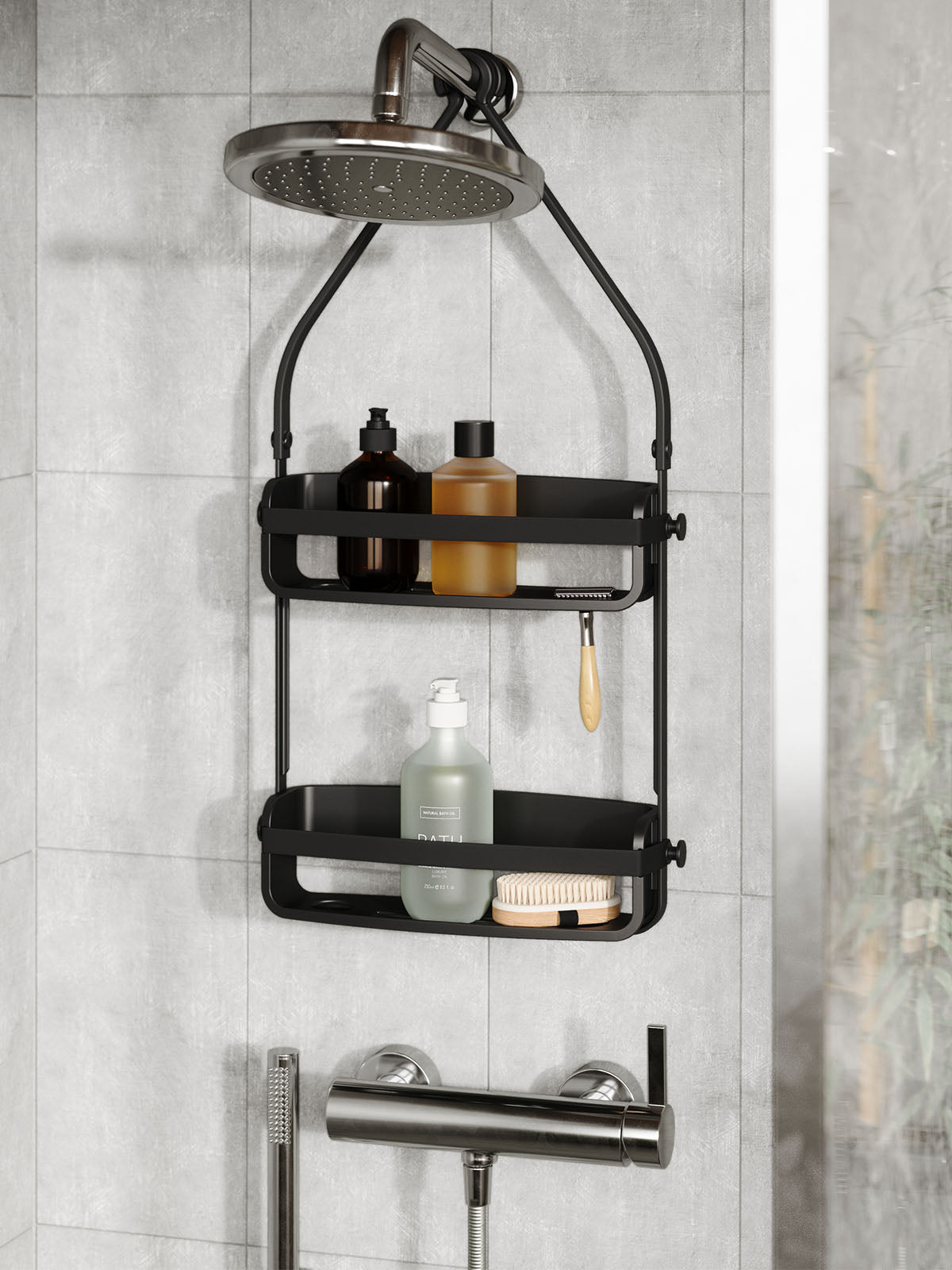 Umbra Flex Shower Caddy - Black