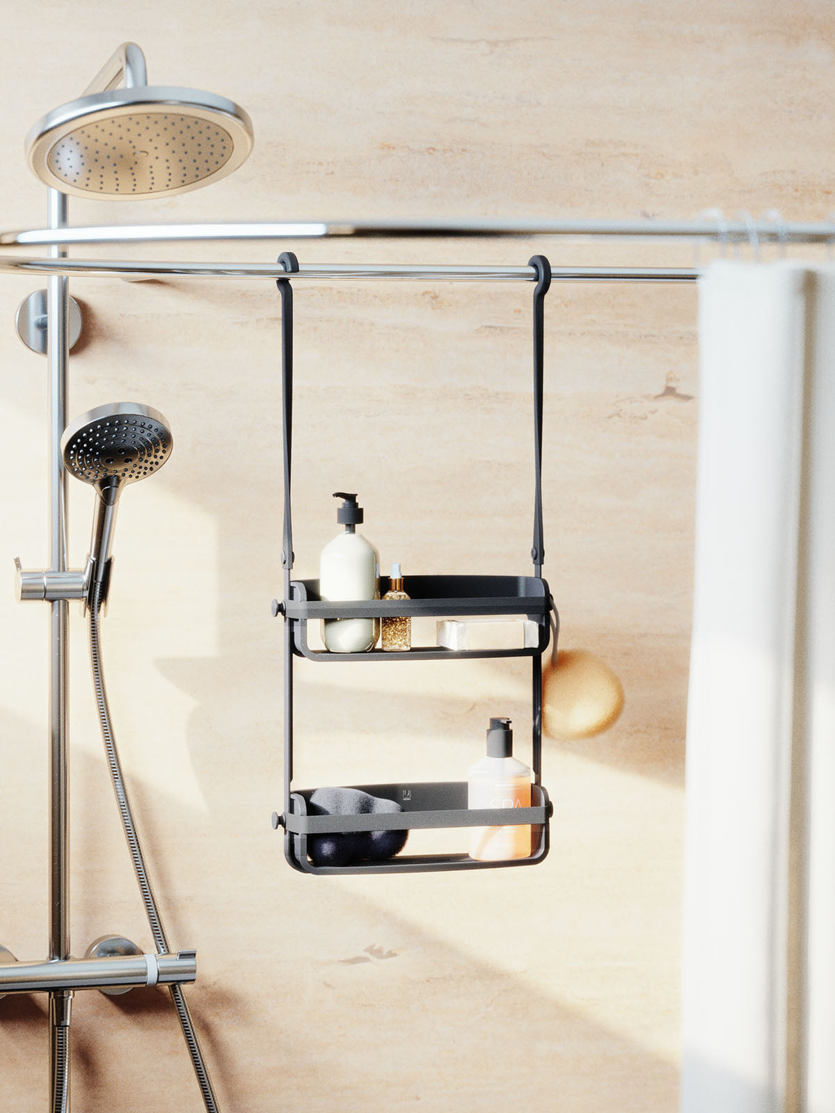 Umbra Flex Shower Caddy - Black