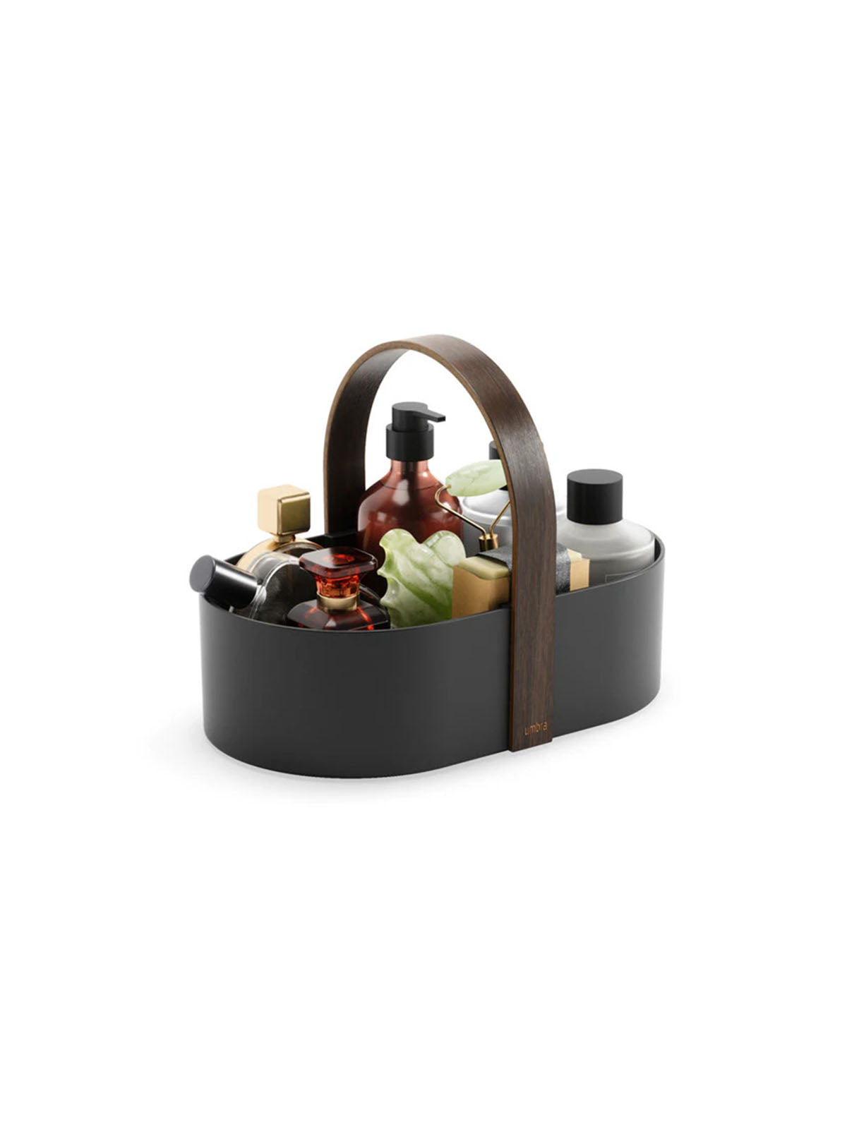 Umbra Bellwood Caddy - Black/Walnut