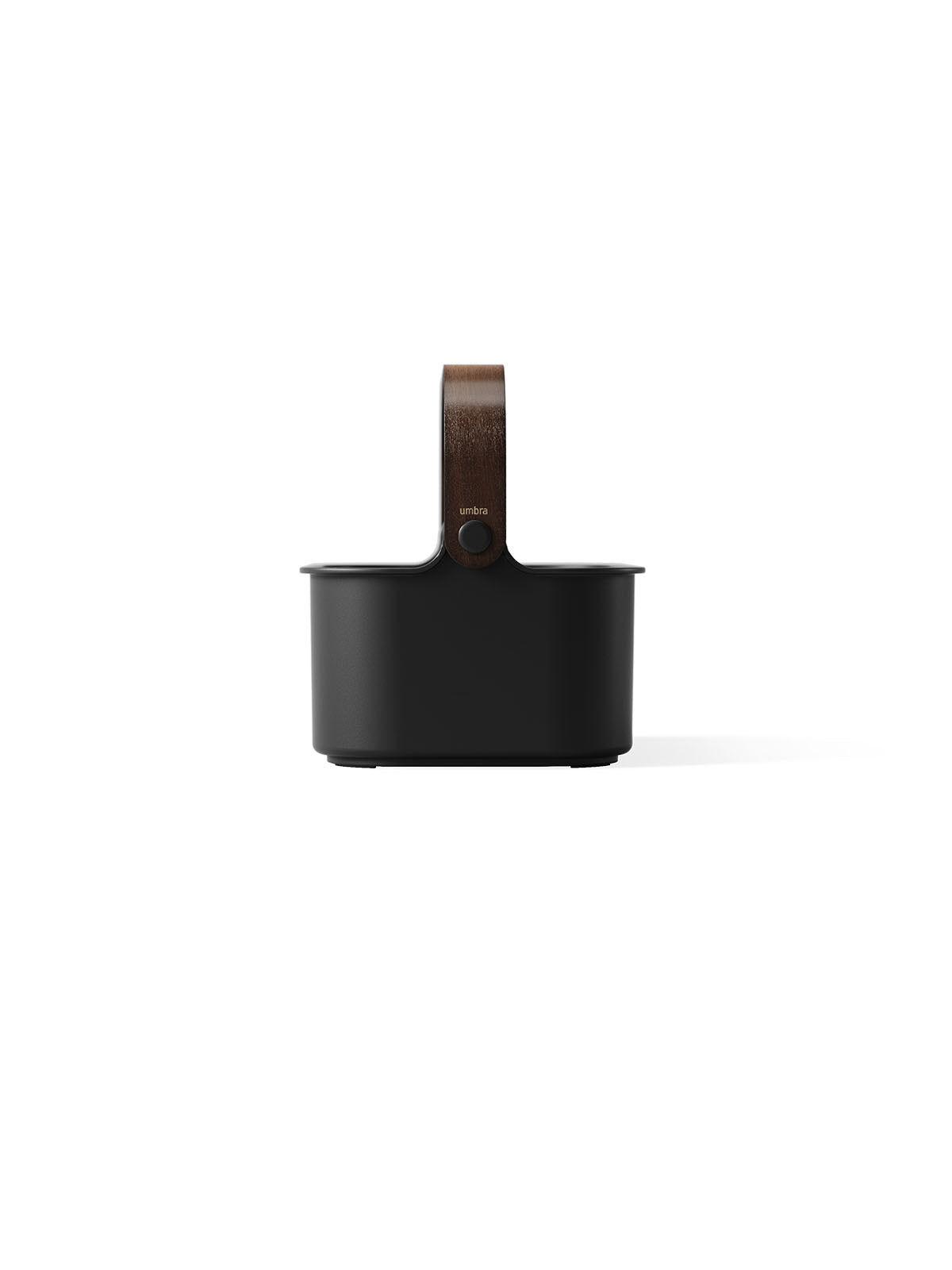 Umbra Bellwood Stackable Bin - Medium Black/Walnut