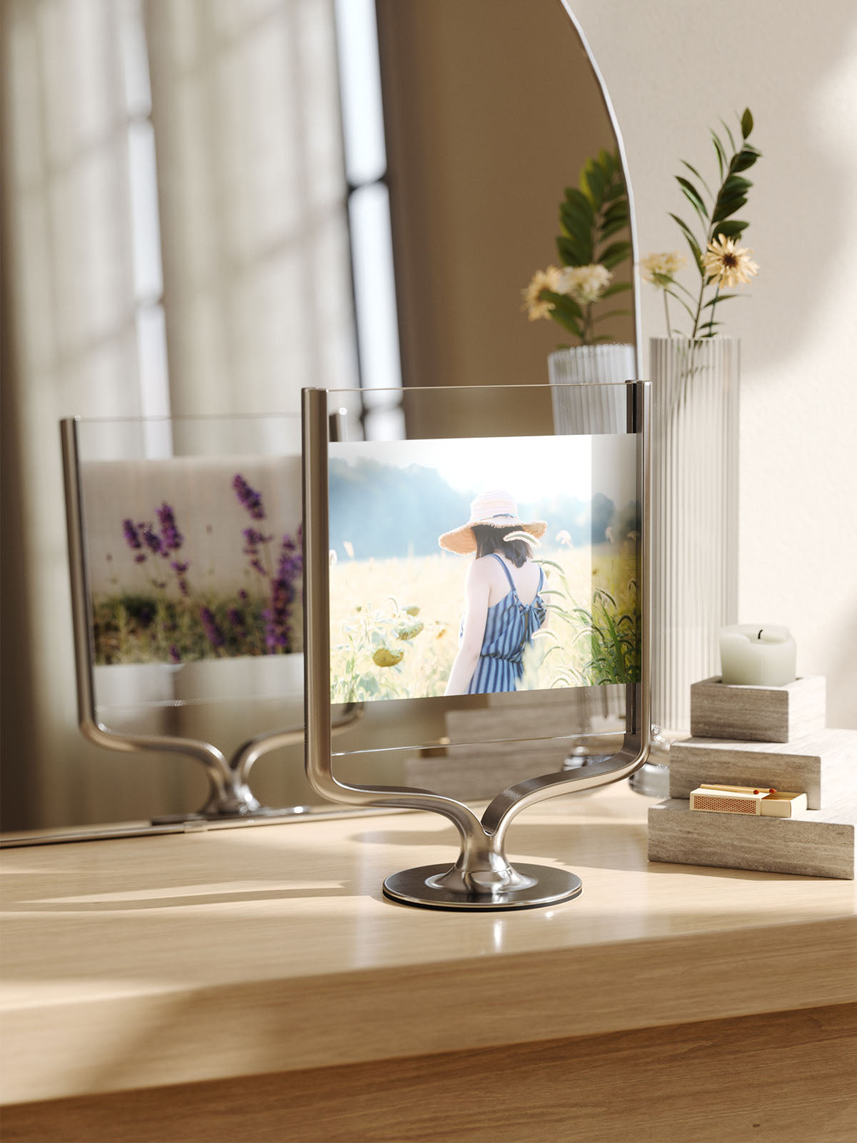 Umbra Wishbone Picture Frame - 5x7 Chrome