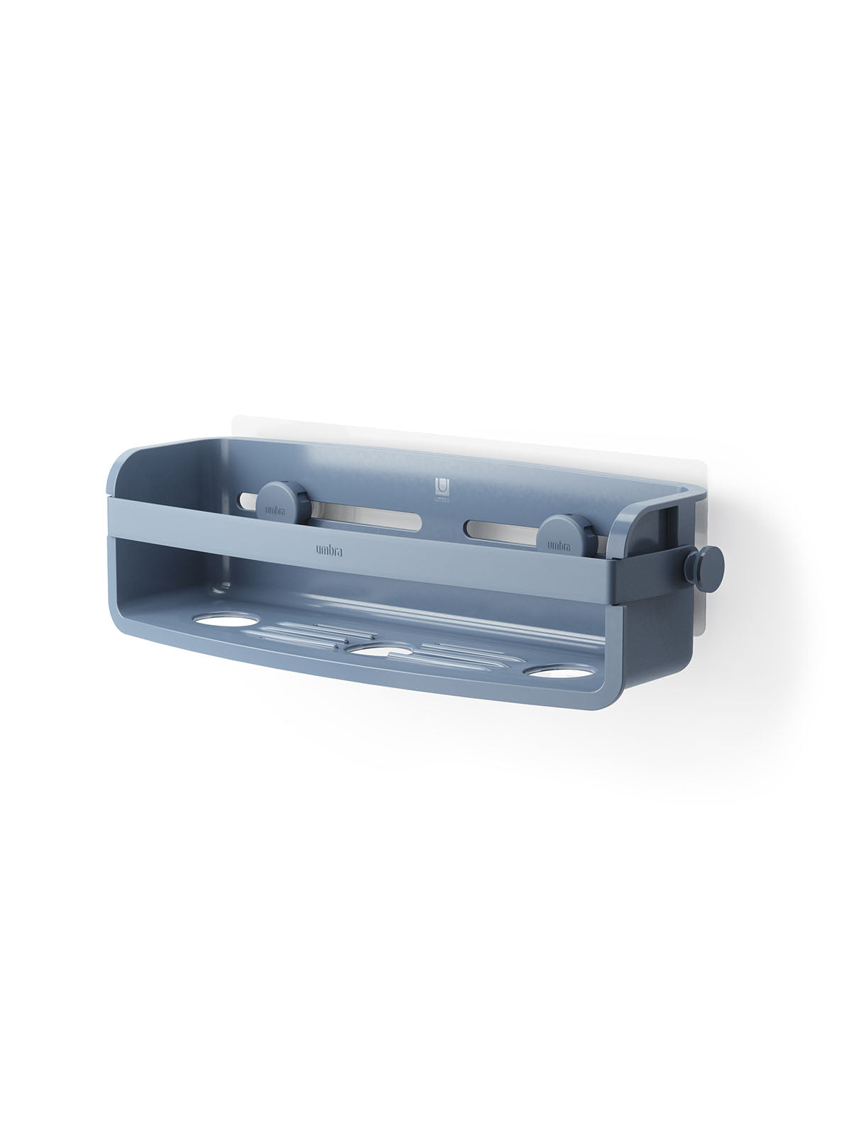 Umbra Flex Adhesive Bin - Slate Blue
